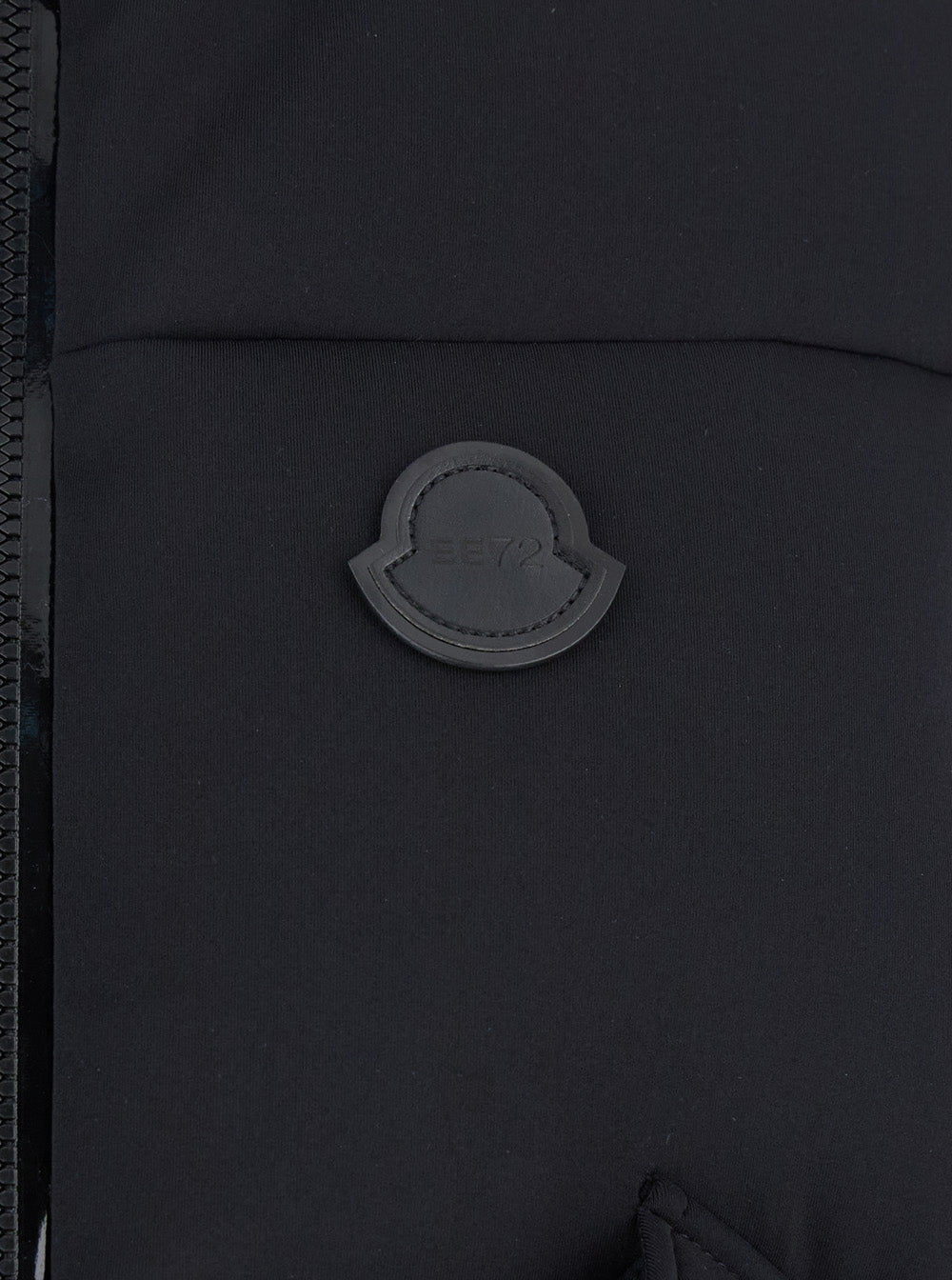 Moncler Genius Women 'Otis' Black High-Neck Vest With Logo Patch On The Chest In Tech Fabric Woman MONCLER GENIUS