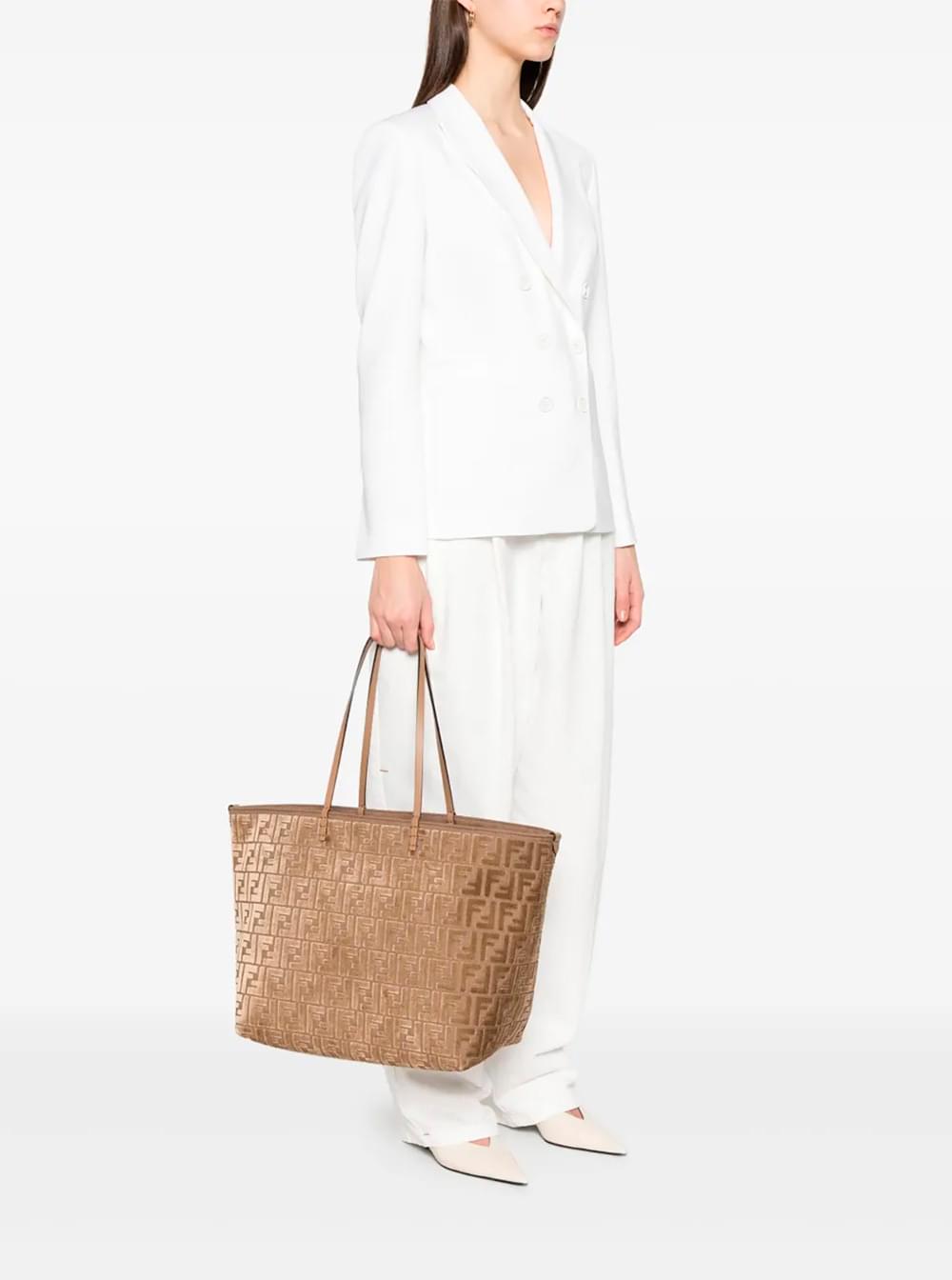 Fendi Women Roll Large Zucca Velvet FENDI