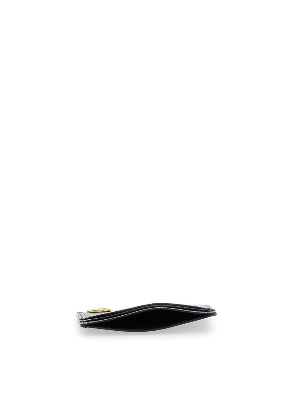 Gucci Men Cardholder 'Gg Marmont' With Gg Logo On The Front In Black Leather For Men GUCCI
