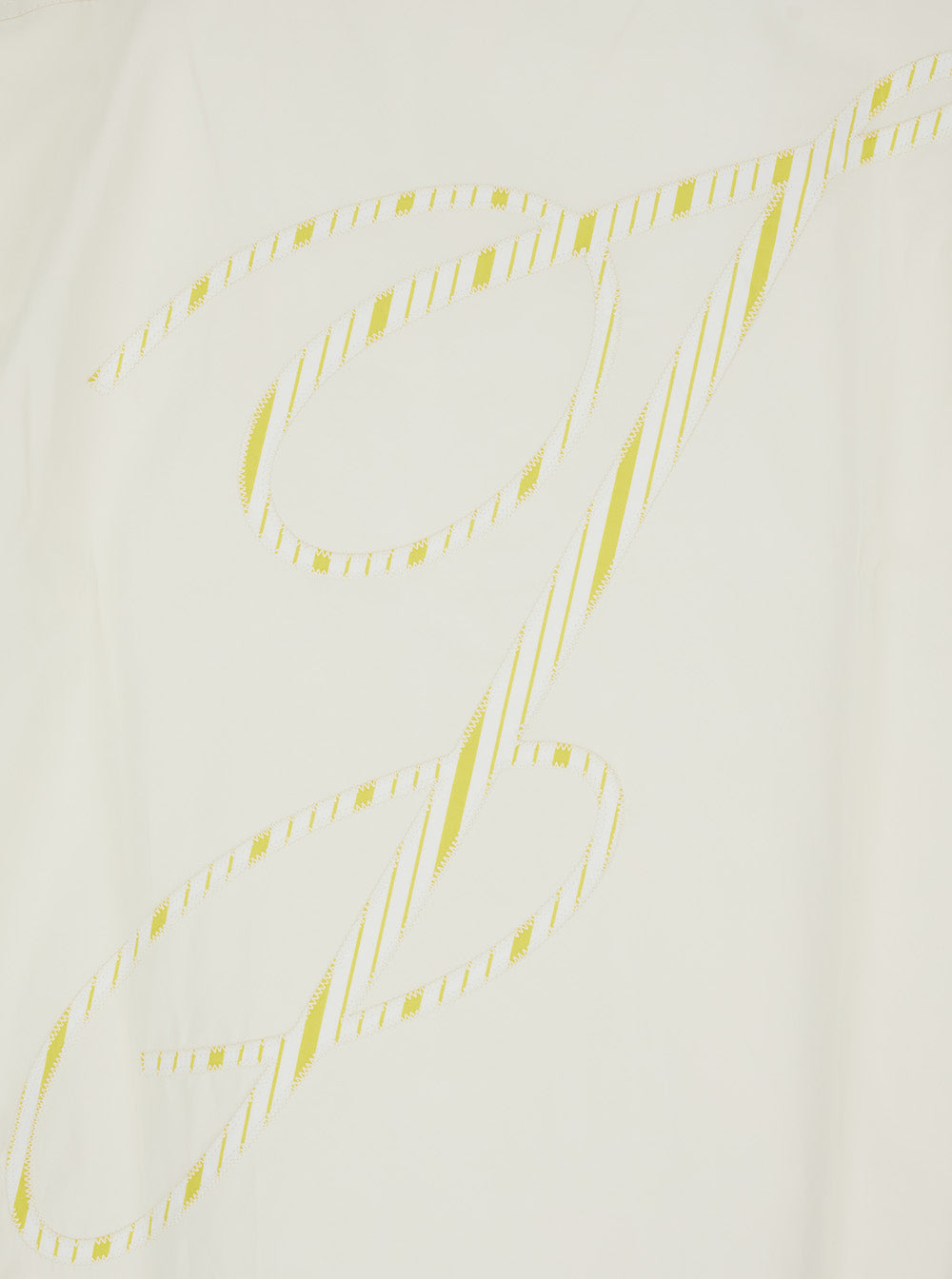 Jacquemus Men 'Henri' White Shirt With Maxi J Logo On The Back In Cotton Man JACQUEMUS