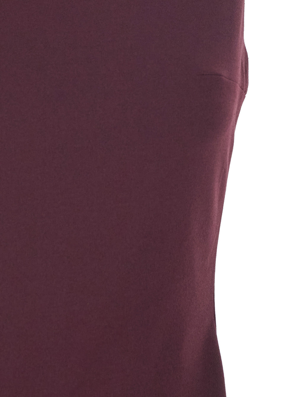 Solace London Women Bordeaux Long Dress With Square Neckline And Cut Out On The Back In Fabric Woman SOLACE LONDON