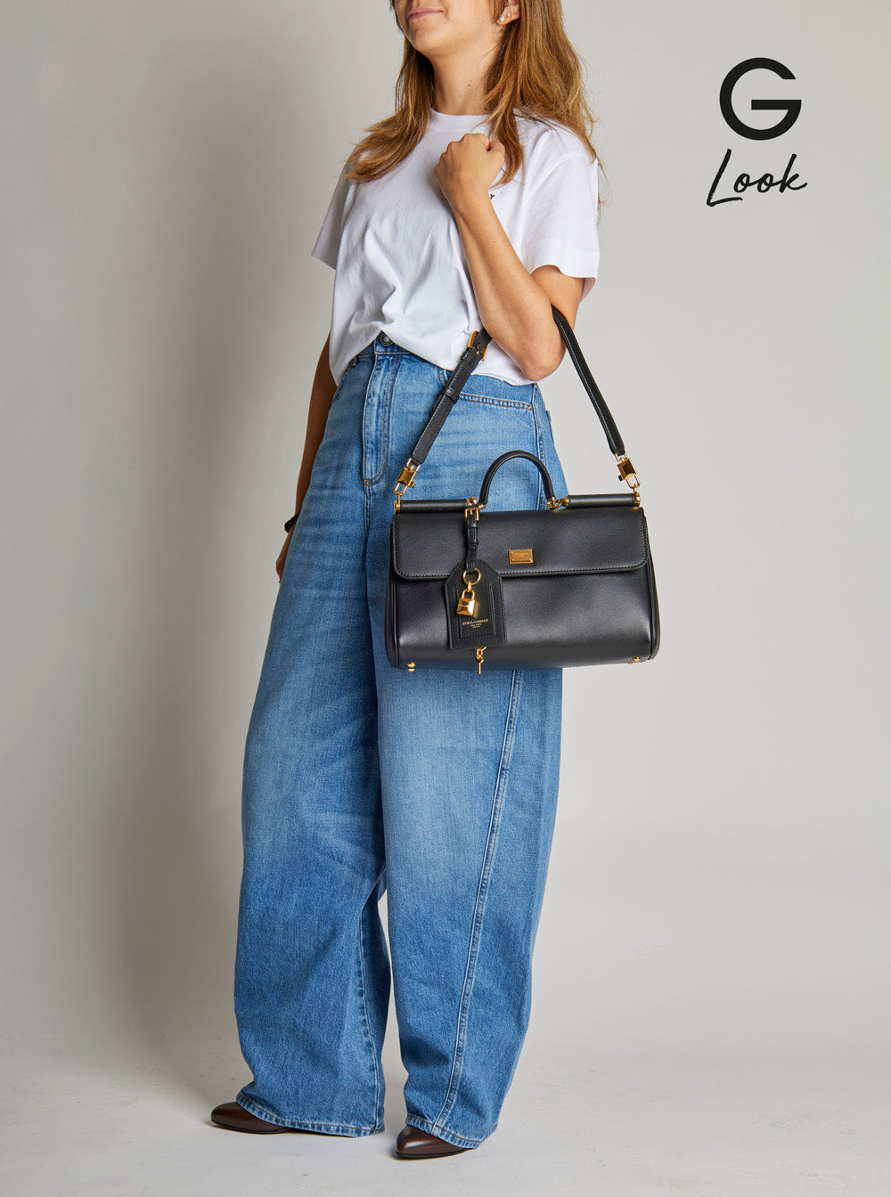 Dolce & Gabbana Women Black Handbag With Padlock Detail And Adjustable And Removable Shoulder Strap In Leather Woman DOLCE & GABBANA