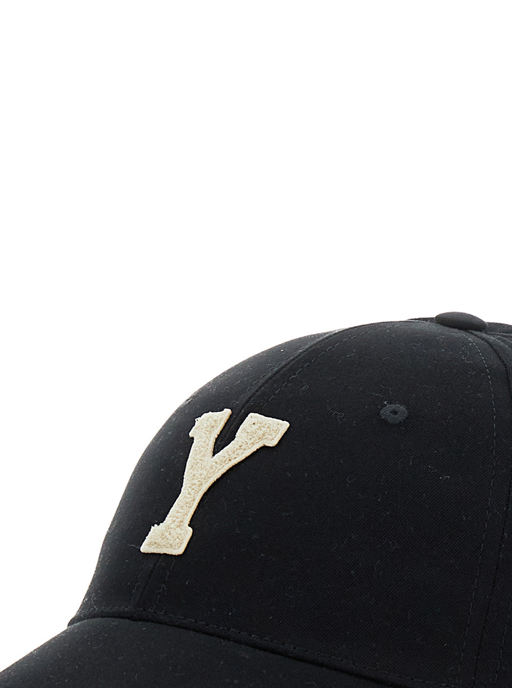 Saint Laurent Men Baseball Cap "Cap" With Maxi Logo On The Front In Black Cotton For Men SAINT LAURENT