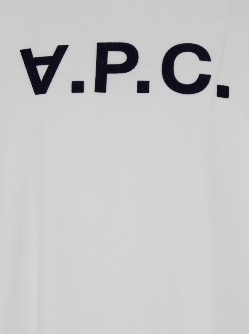 A.P.C. Women White Oversized T-Shirt With Apc Print In Cotton Woman A.P.C.