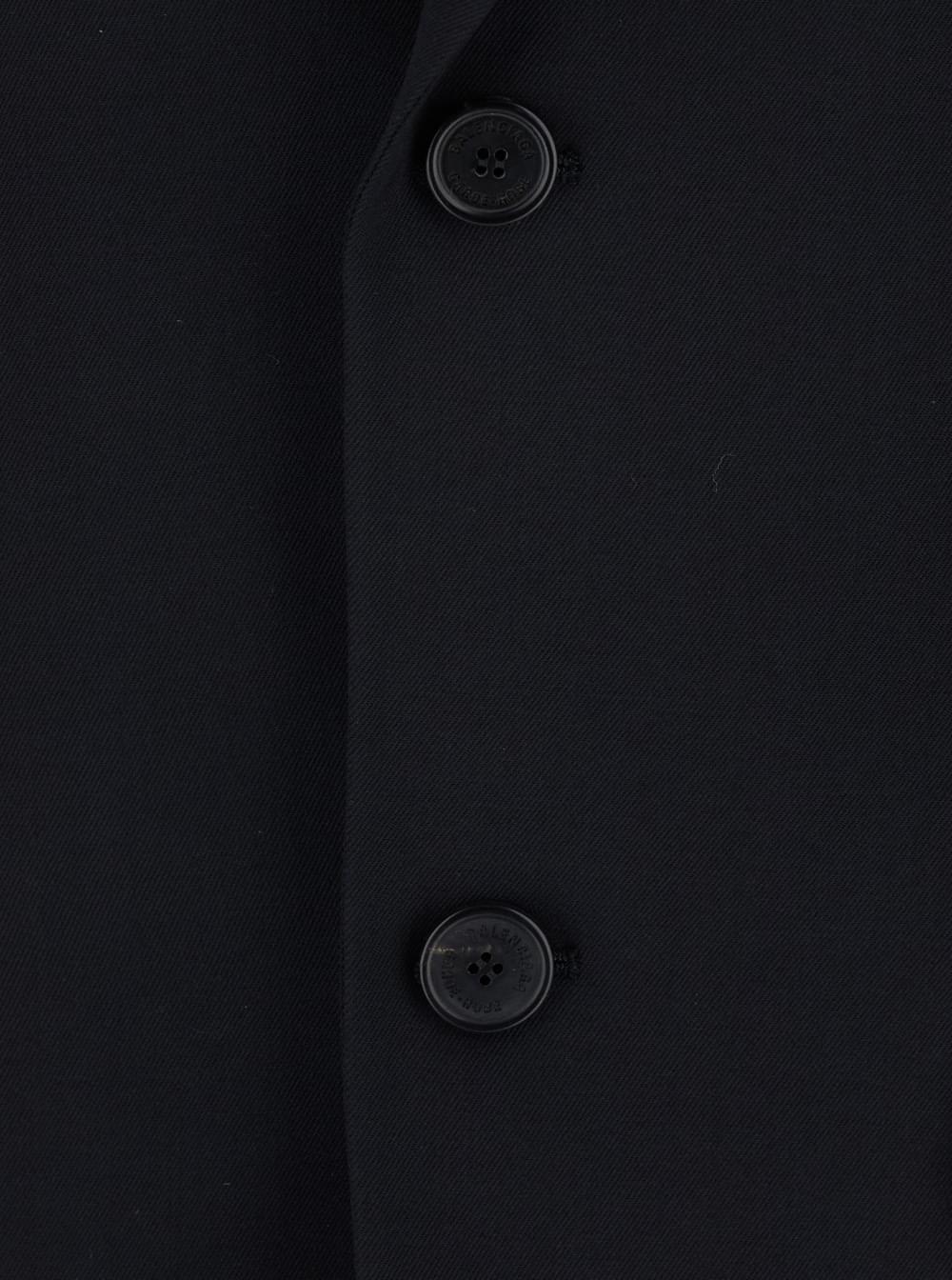 Balenciaga Men Black Single-Breasted Jacket With Notched Revers In Wool Woman BALENCIAGA