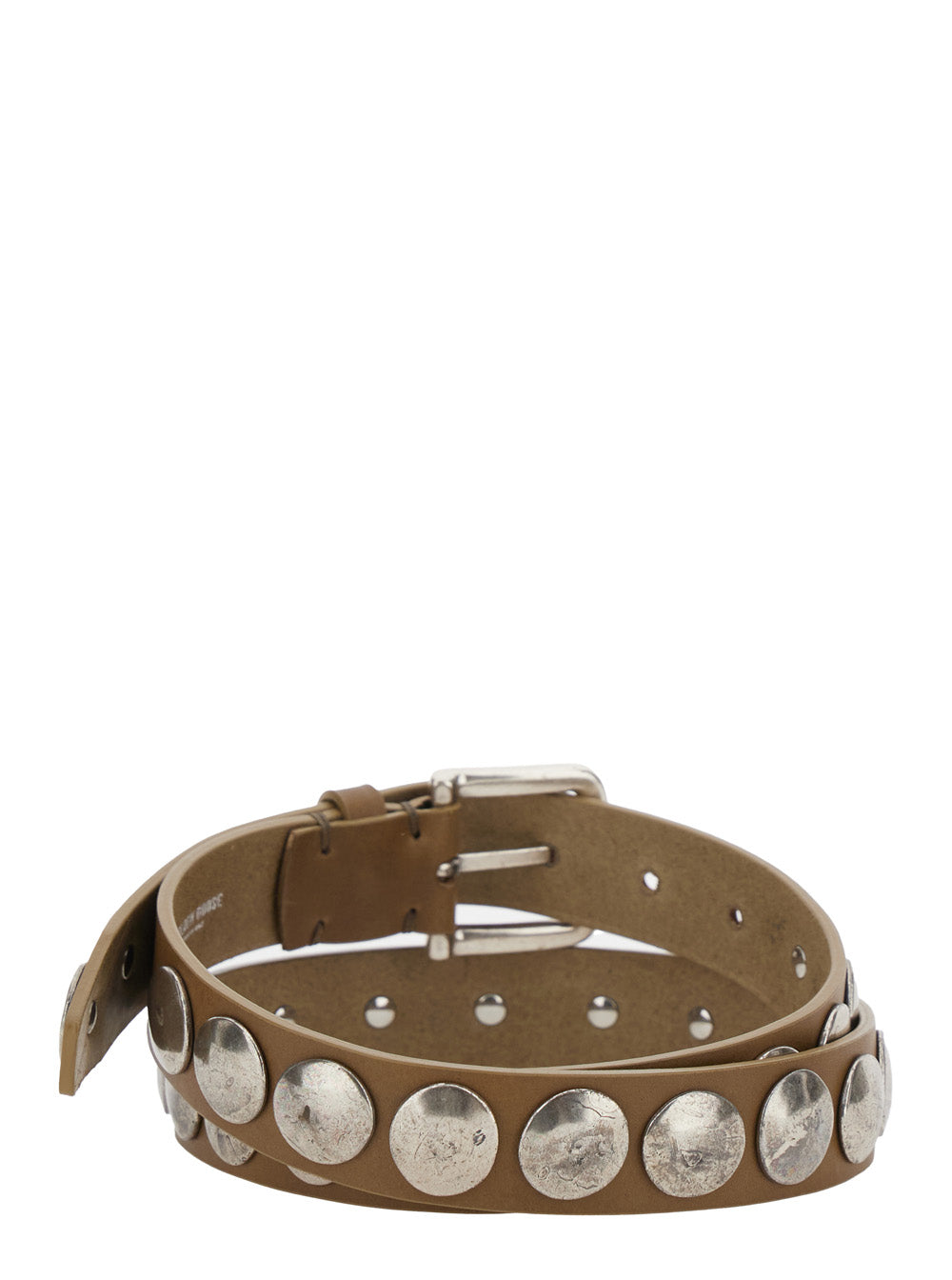 Golden Goose Women Black Studded Belt In Leather Woman GOLDEN GOOSE