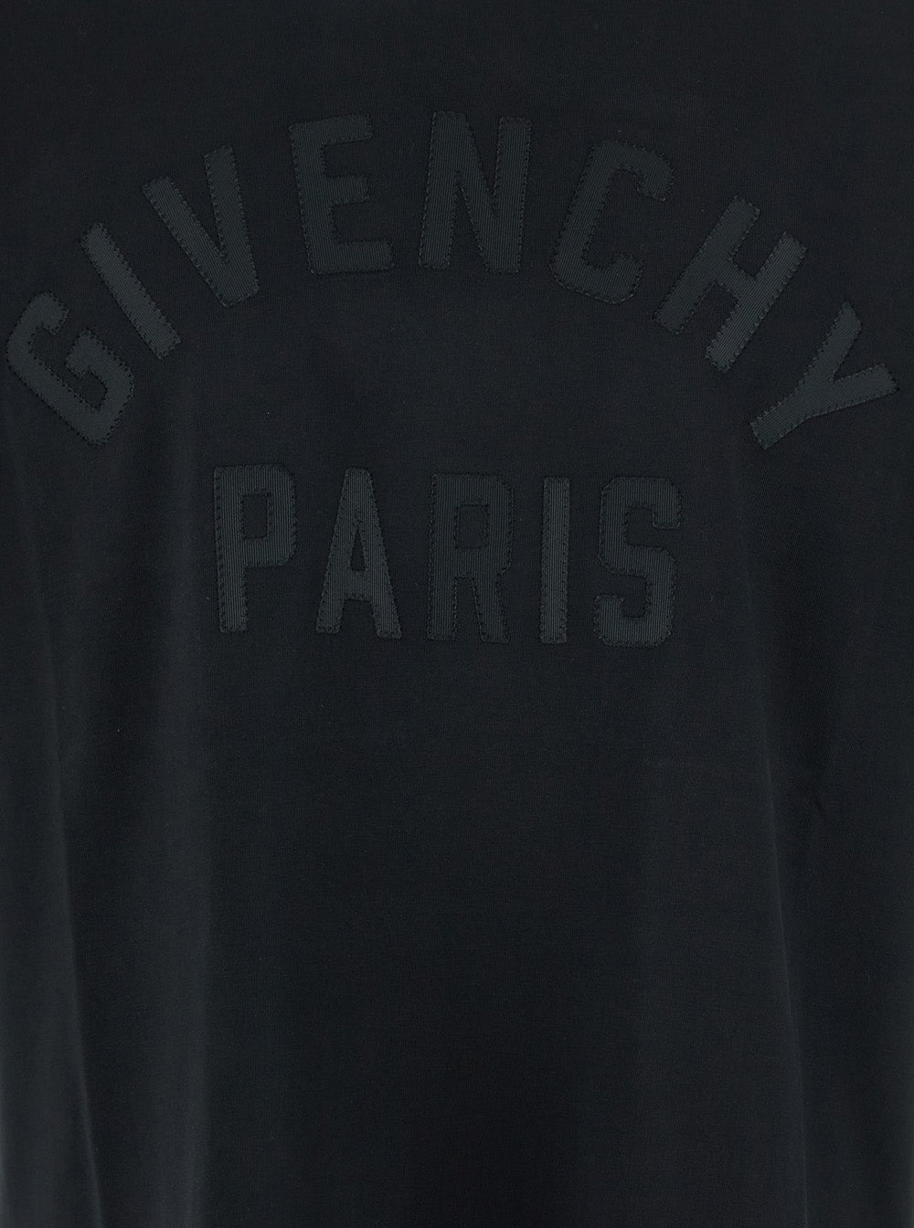 Givenchy Men Black T-Shirt "T-Shirt With Maxi Logo On The Front In Cotton" Men GIVENCHY