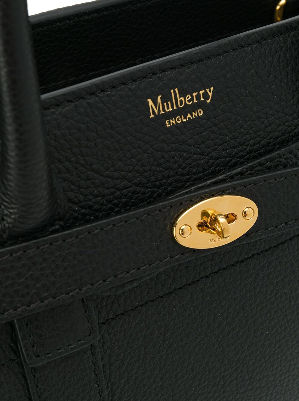 Mulberry Women Handbag 'Batswater Small' In Black Leather For Women MULBERRY
