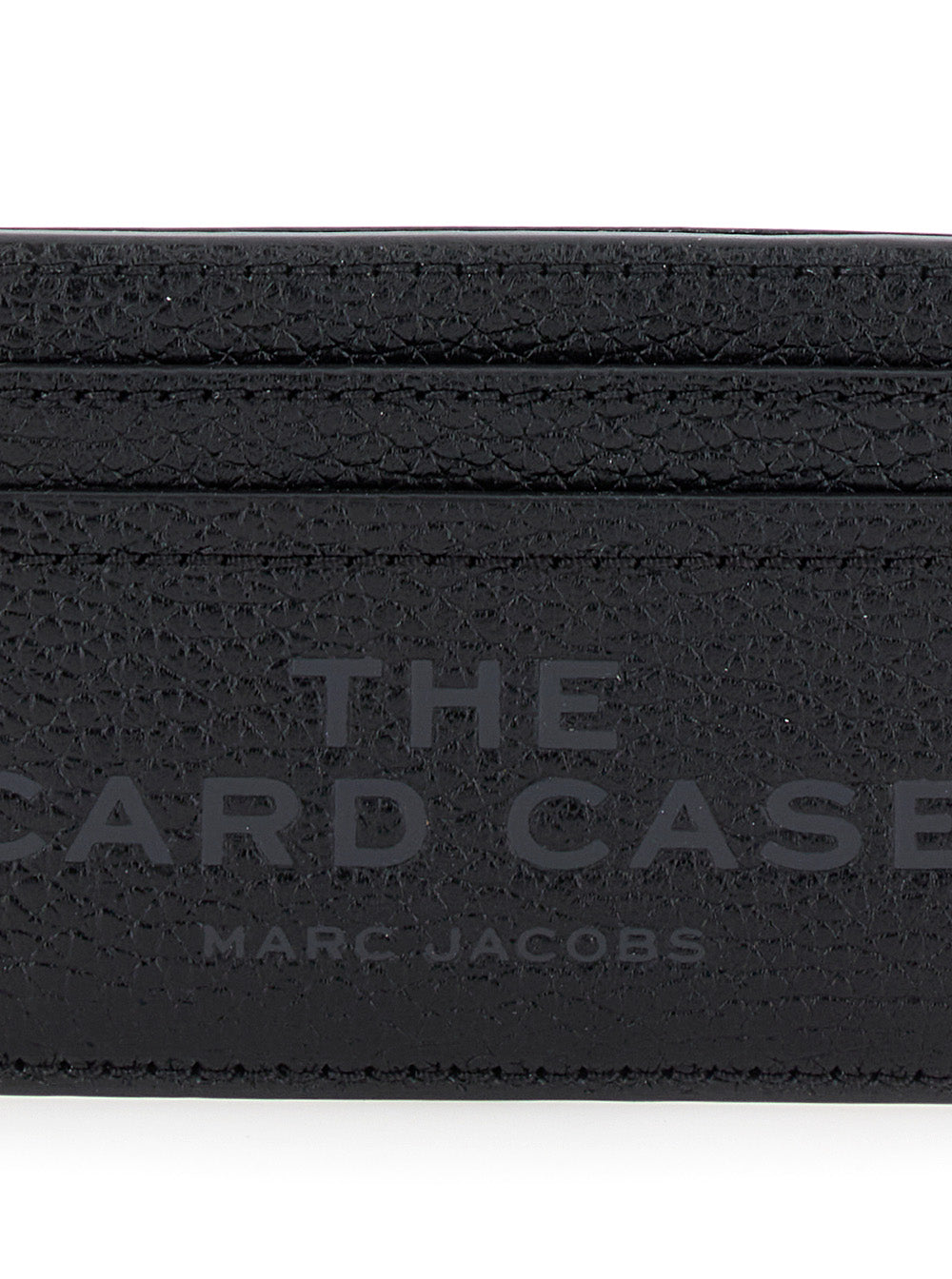 Marc Jacobs Women Black Card Holder With Card Slot And Logo On The Front In Leather Women MARC JACOBS