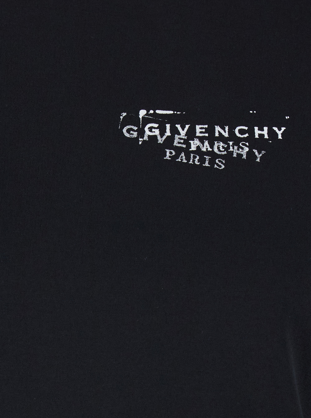 Givenchy Women Black T-Shirt With Logo On Front And Back For Women GIVENCHY