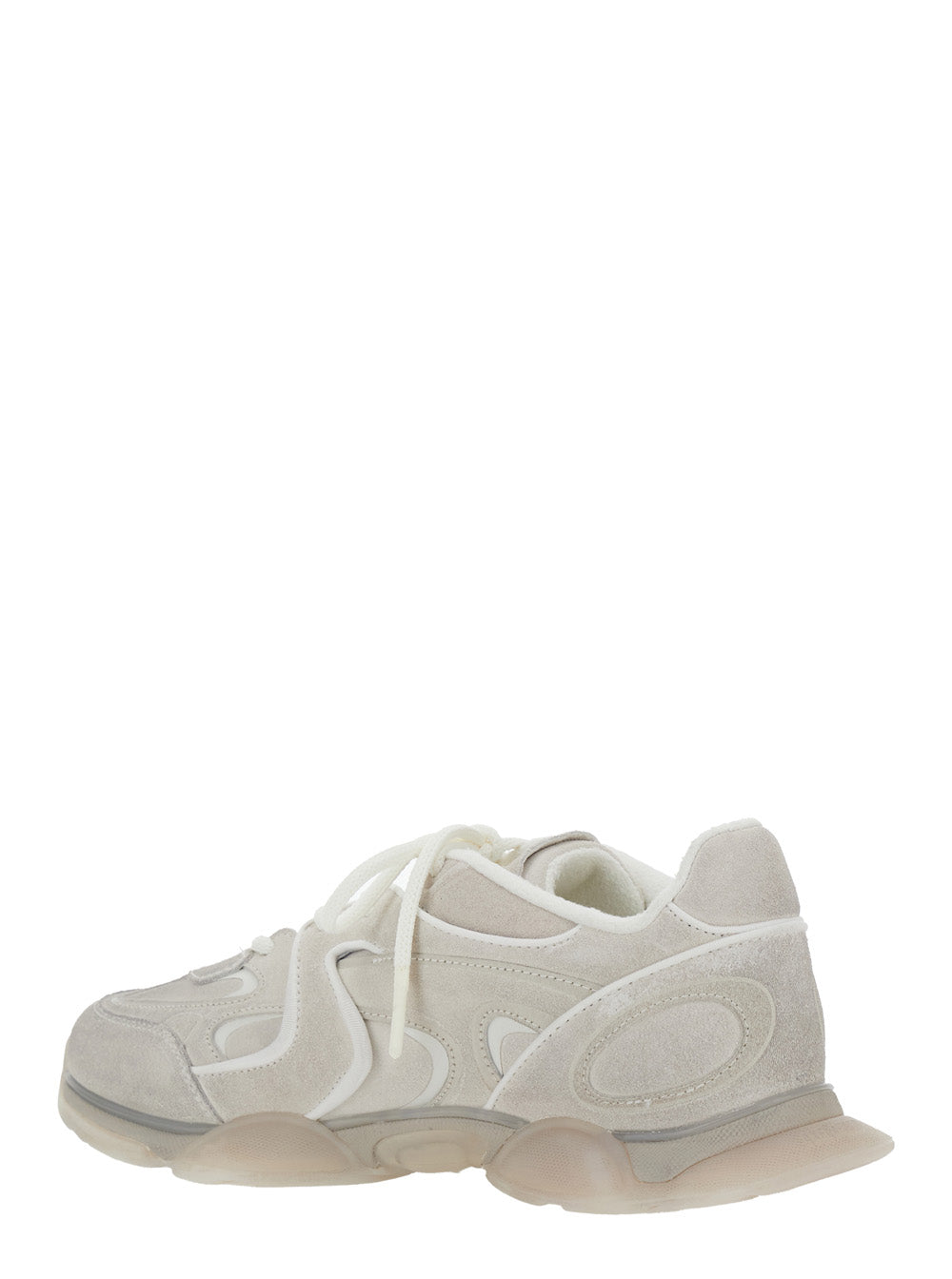 Axel Arigato Men 'Eris' Grey Sneaker With Side Logo Lettering And Panel Design In Suede Man AXEL ARIGATO