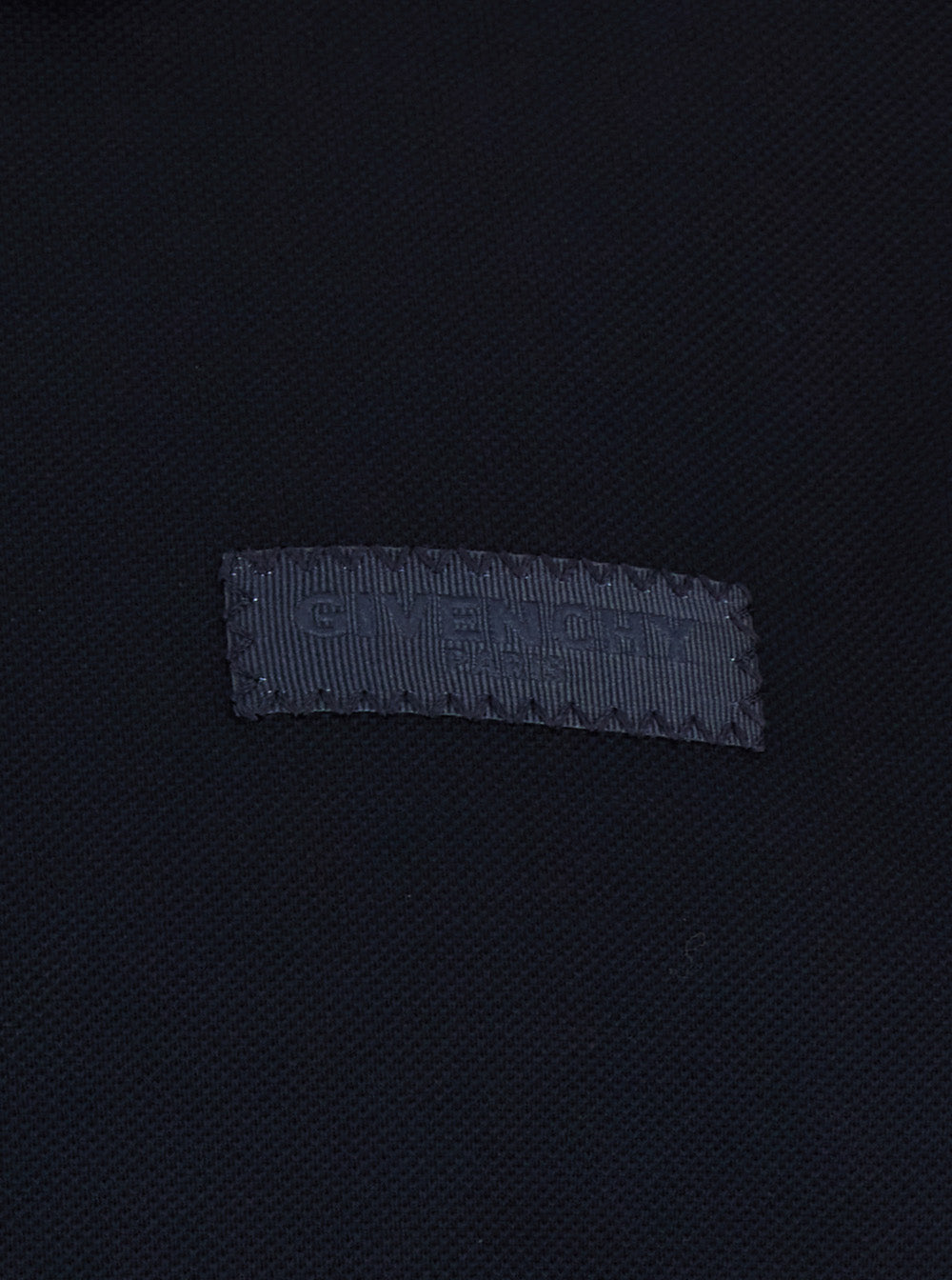 Givenchy Men Blue Polo Shirt With Classic Collar And Logo Patch On The Front In Cotton Man GIVENCHY