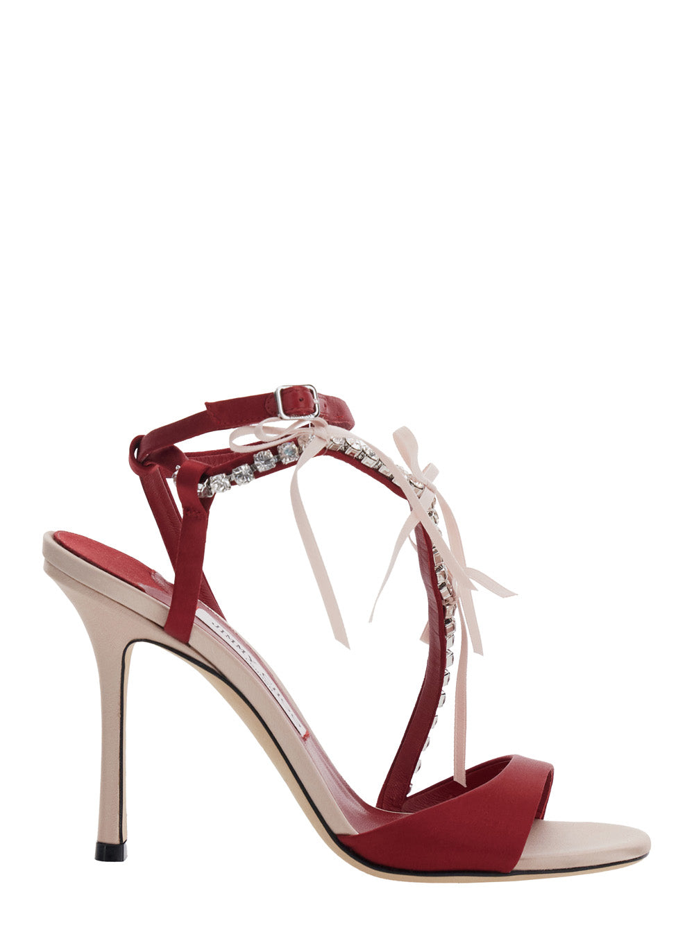 Jimmy Choo Women's Lula Leather Sandals Pink