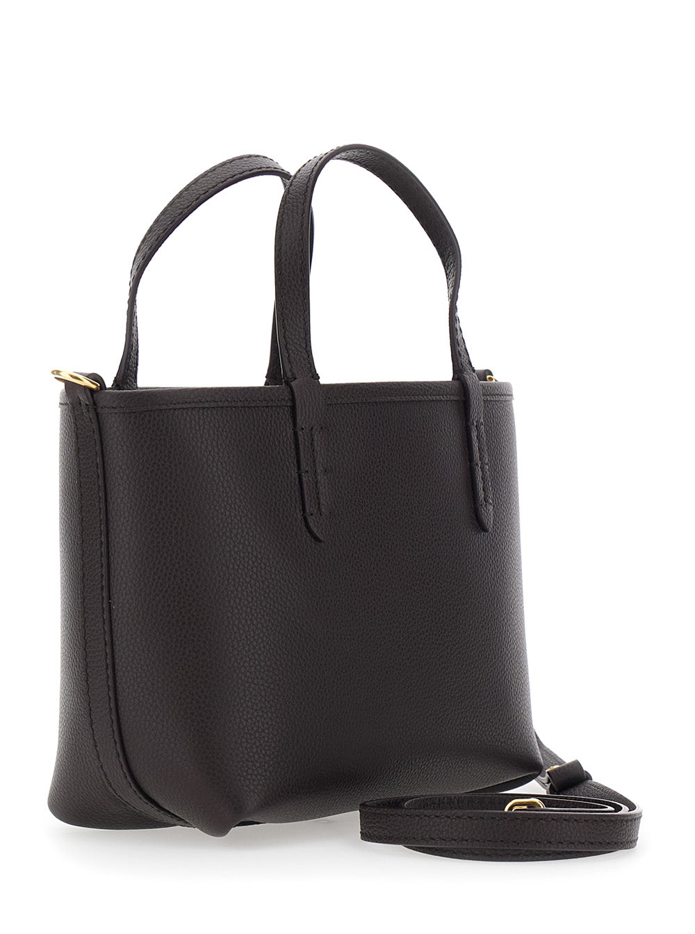 Burberry Women Brown Reversible Tote Bag With Ekd Patch On The Front And Adjustable And Removable Strap In Leather For Women BURBERRY