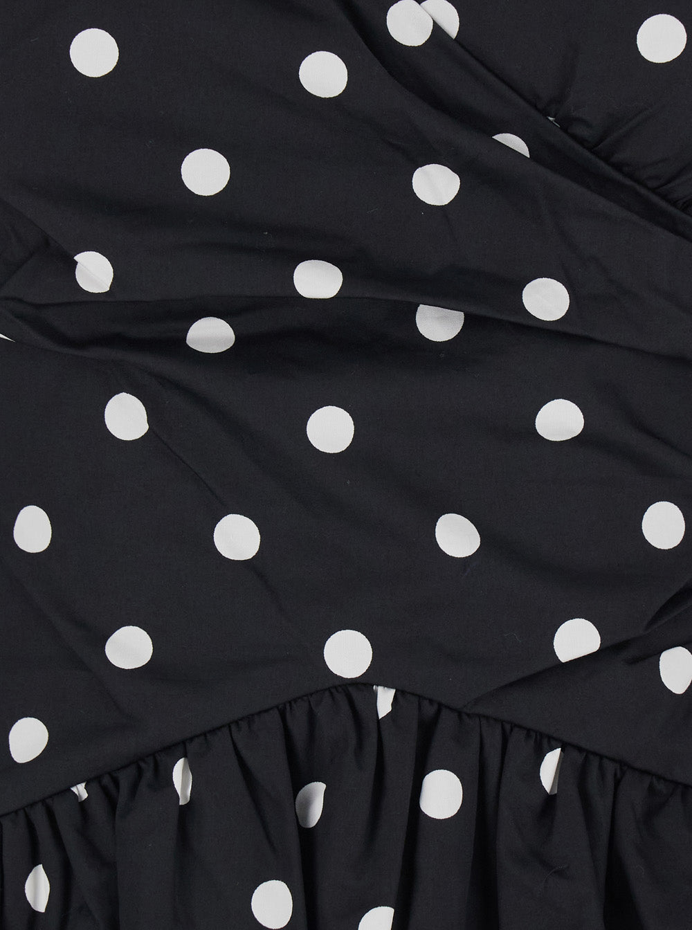 Self-Portrait Women Dress 'Rs26209' Black With Flared Skirt And All-Over Polka Dot Motif In Cotton For Women SELF-PORTRAIT