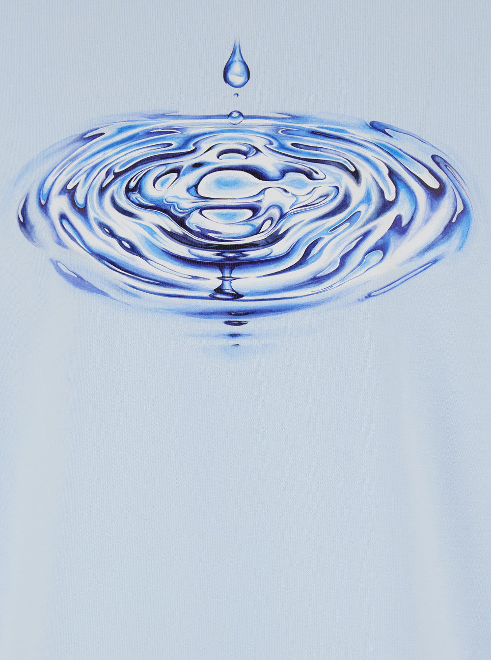 Casablanca Men Light-Blue T-Shirt With Front Logo In Cotton For Men CASABLANCA