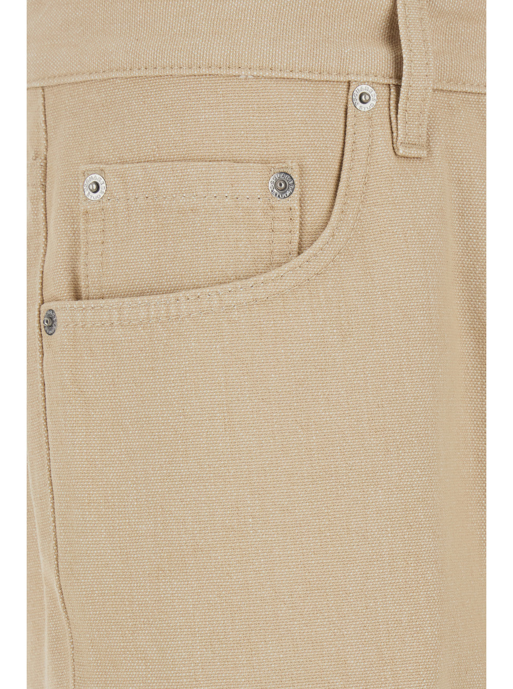 Dsquared2 Men '642' Beige Jeans With Logo Patch On The Back In Denim For Men