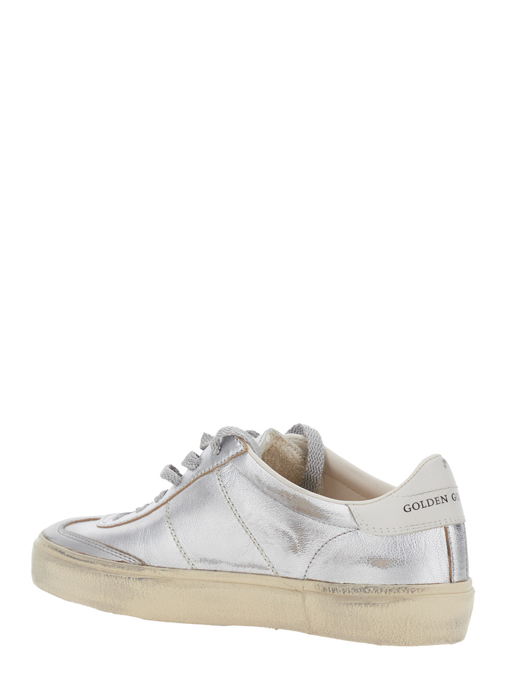 Golden Goose Women 'Soul-Star' Metallic Sneakers With Logo Lettering On The Back And On The Tongue In Laminated Leather Women GOLDEN GOOSE