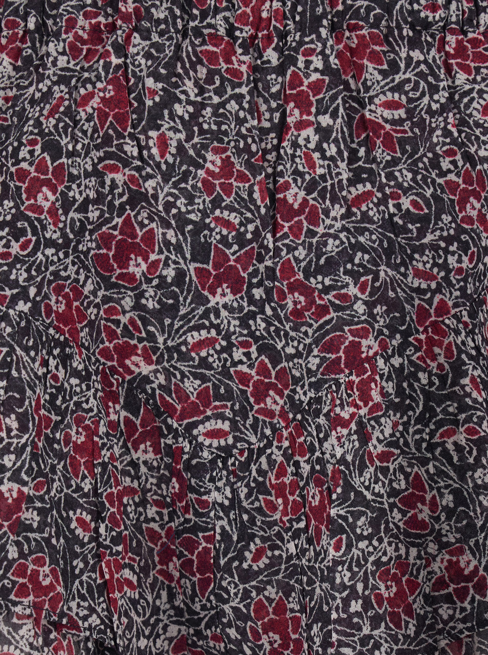 Isabel Marant Etoile Women 'Jocadia' Violet Shorts With Elastic Waist And All-Over Floral Motif In Cotton Woman ISABEL MARANT ETOILE