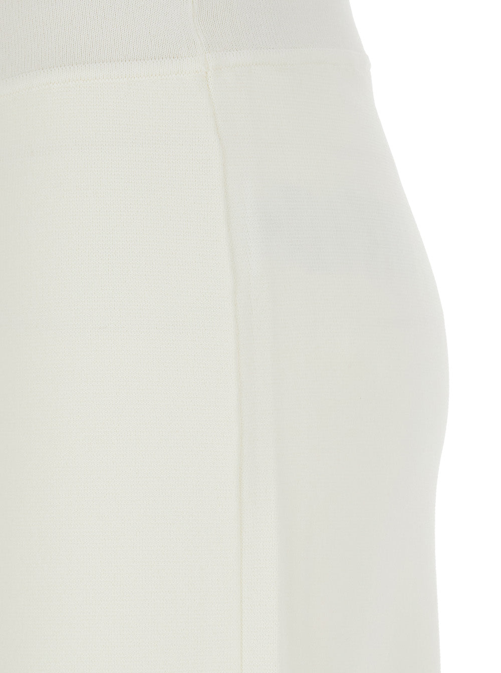 P.A.R.O.S.H. Women Wide Leg Pull-On Pants In Viscose Blend White Women P.A.R.O.S.H.