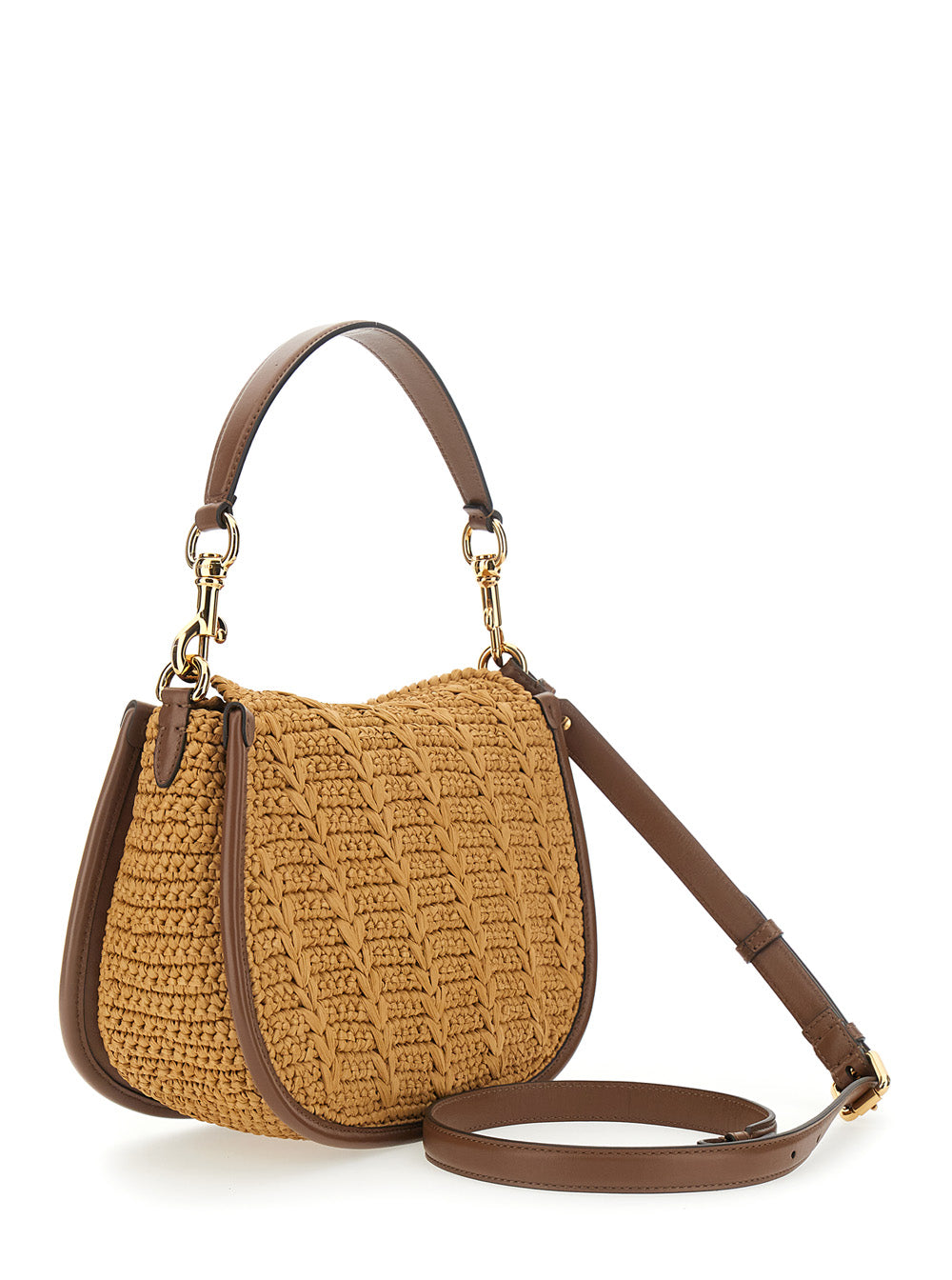 Etro Women 'Pony Medium' Beige Shoulder Bag With Adjustable And Removable Strap In Viscose Woman