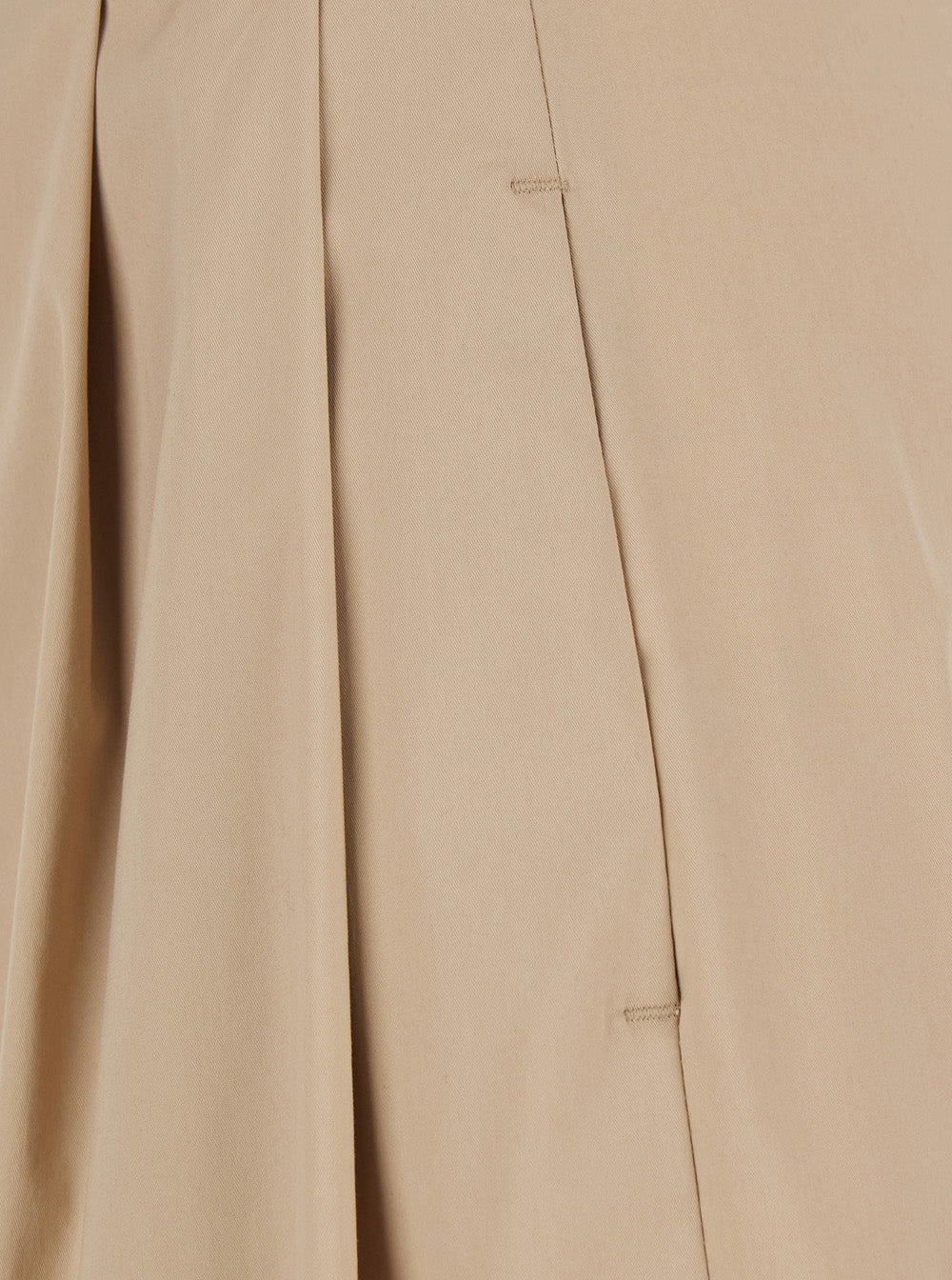 Leplain Women Beige Trousers With Front Pleats And Wide Leg In Cotton Woman LEPLAIN