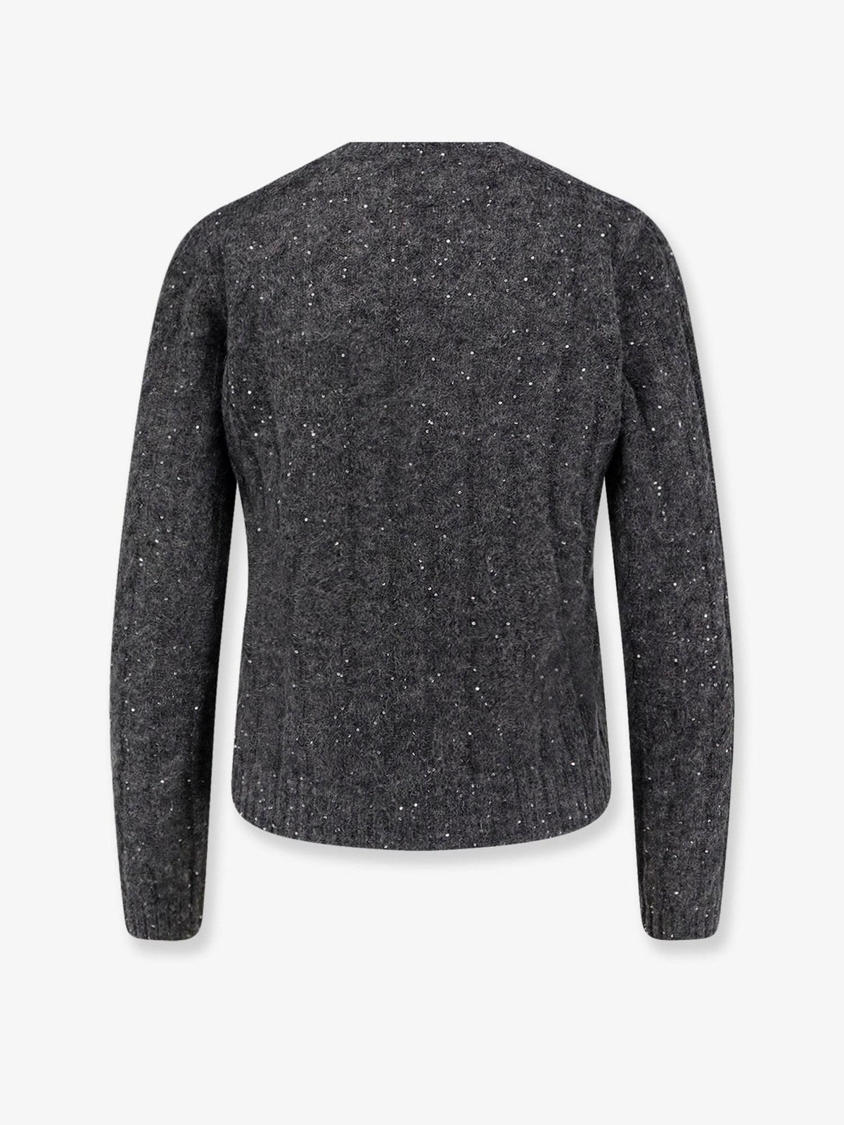 Brunello Cucinelli Women Wool Blend Sweater With All-Over Sequins BRUNELLO CUCINELLI