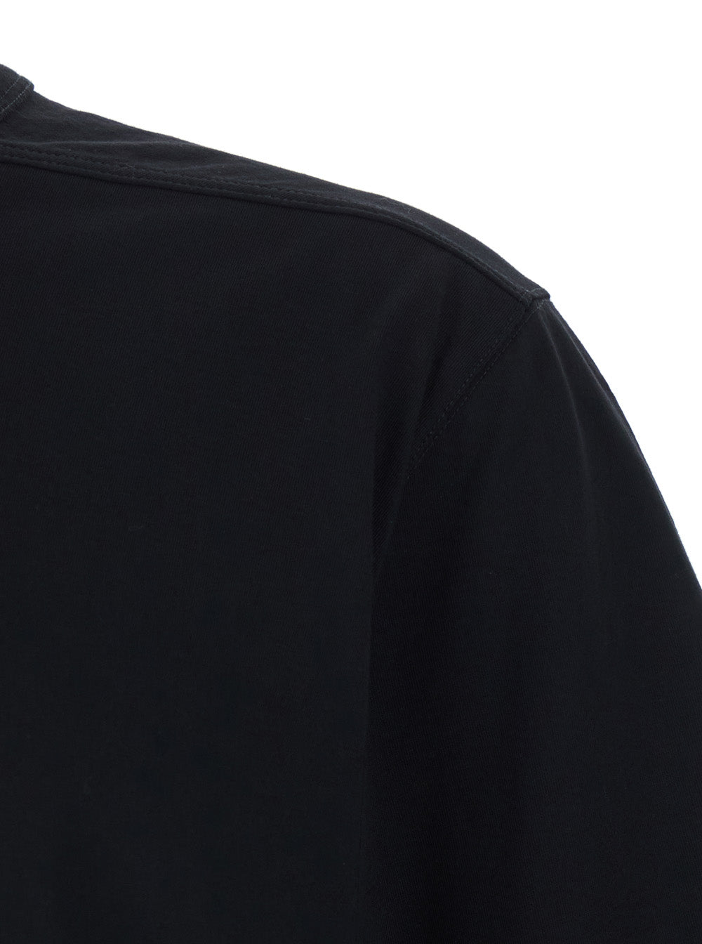 Rick Owens Men Men's Black 'Brad' Crew Neck T-Shirt In Cotton