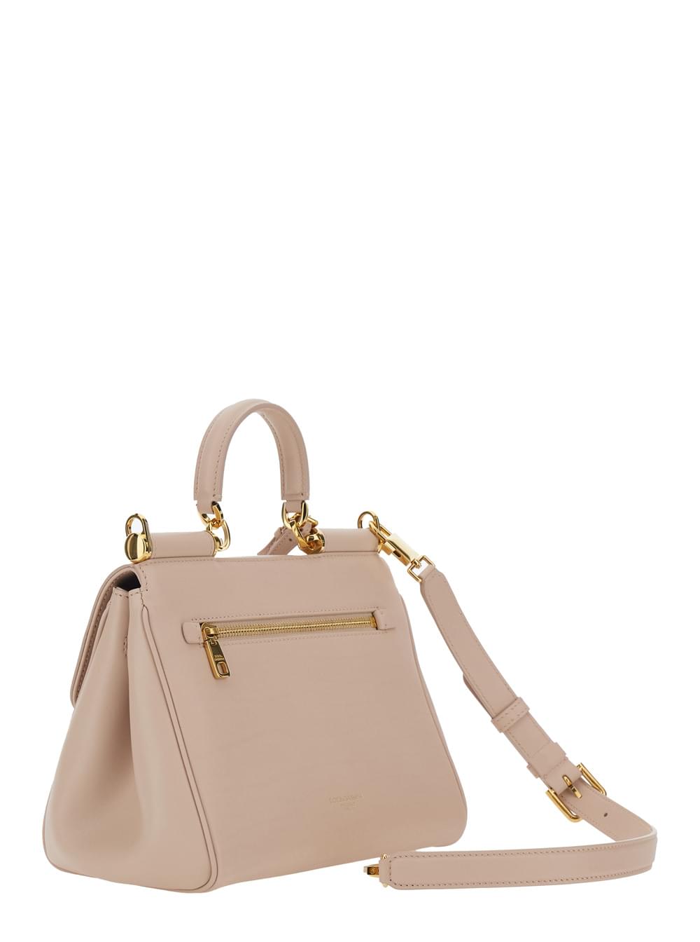 Dolce & Gabbana Women 'My Sicily' Pink Small Handbag With Padlock Detail In Leather For Women DOLCE & GABBANA