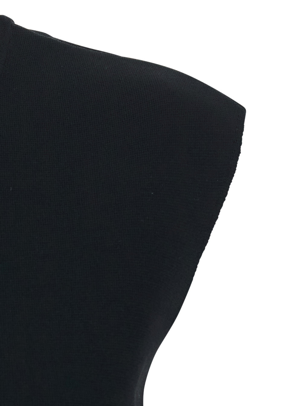 P.A.R.O.S.H. Women Black Top With Round Neck And Short Design In Viscose Blend Women P.A.R.O.S.H.