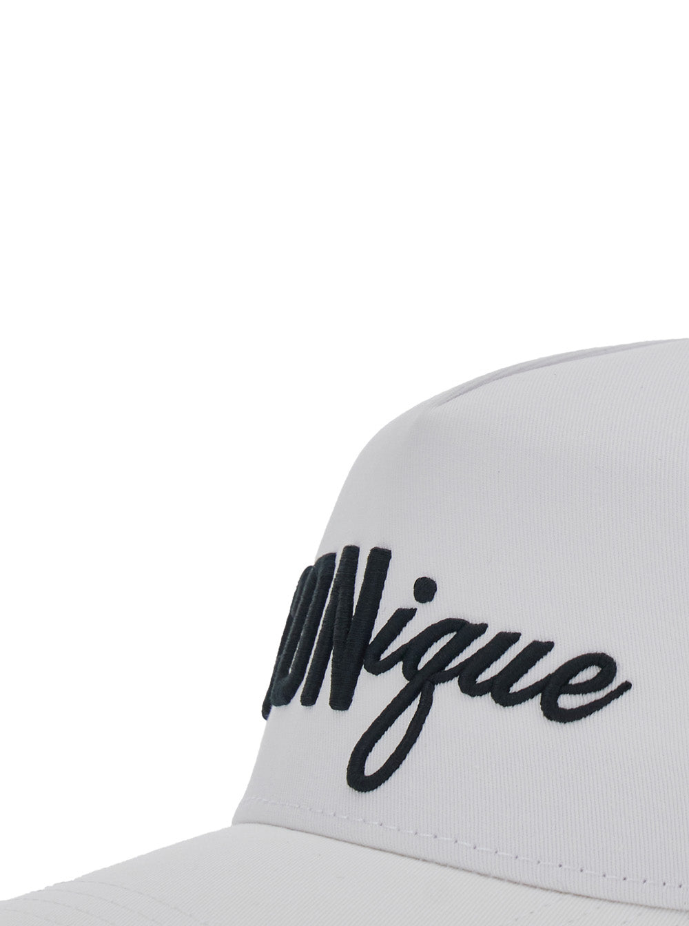 Dsquared2 Men White Baseball Cap With Front Embroidery In Cotton Man DSQUARED2