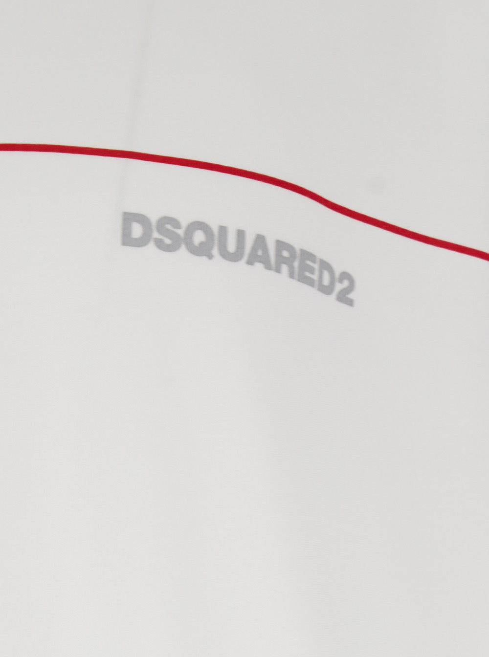 Dsquared2 Men White T-Shirt With Logo Lettering On The Front In Cotton For Men DSQUARED2