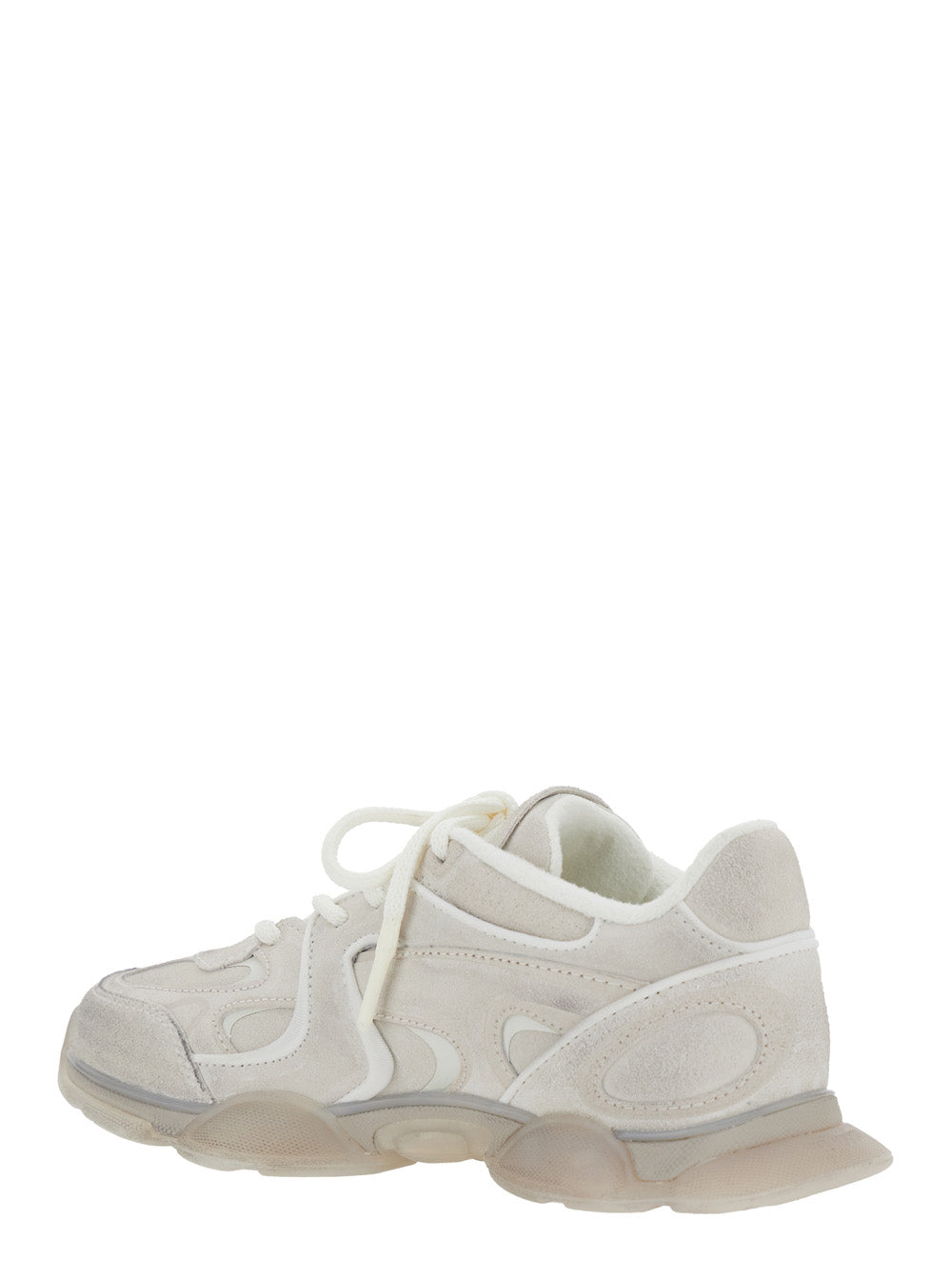 Axel Arigato Women 'Eris' White Low Top Sneakers With Logo Patch On The Tongue In Leather And Fabric Woman AXEL ARIGATO