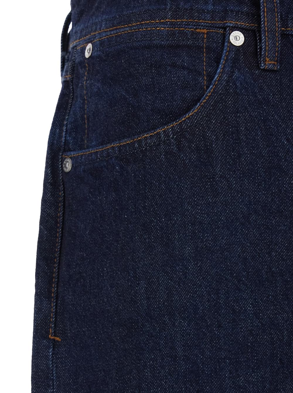 Stone Island Men Blue Five-Pocket Jeans With Contrast Stitching In Denim Man STONE ISLAND