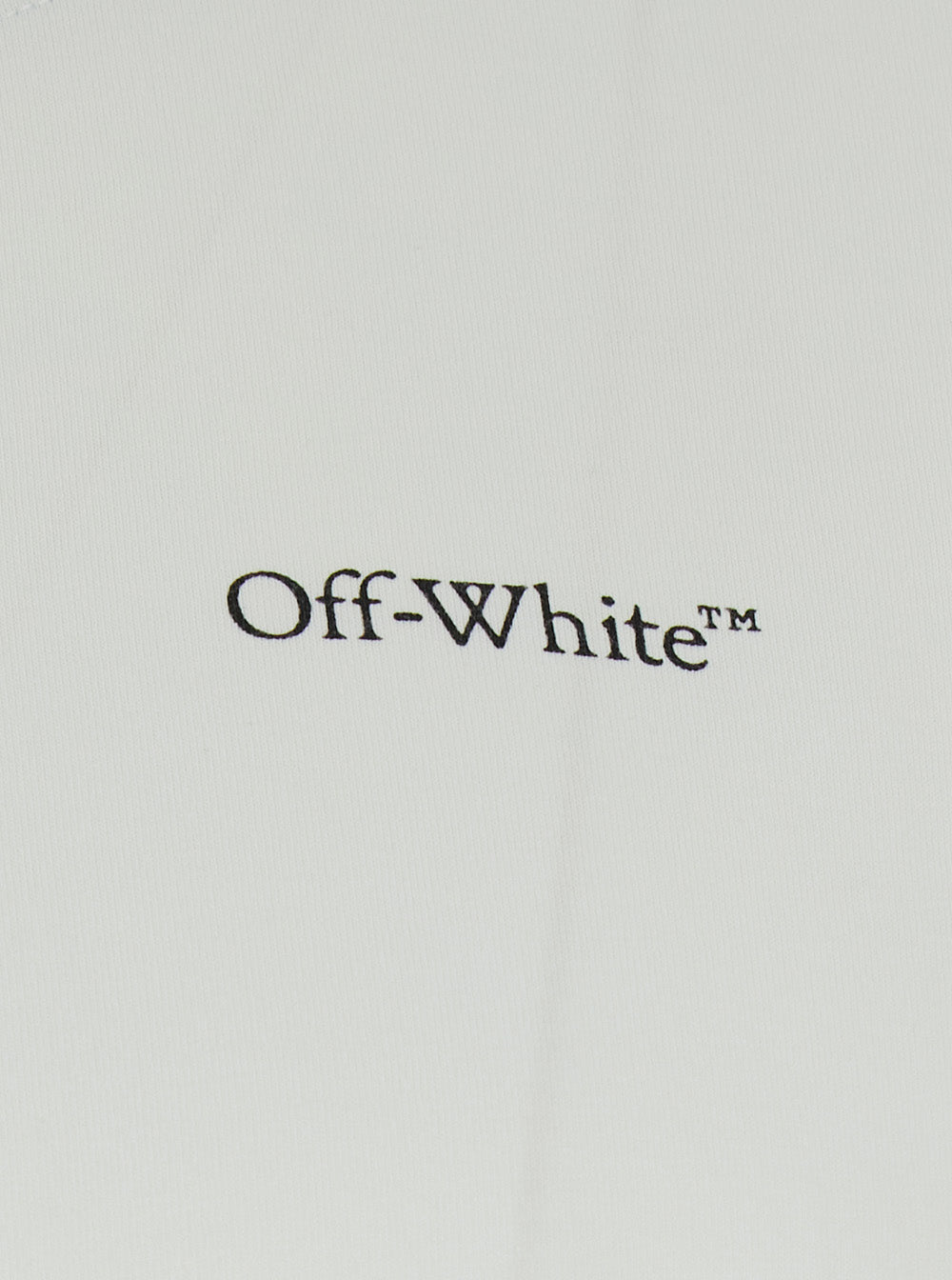 Off-White Men Light Green T-Shirt With Logo On Front In Cotton For Men OFF-WHITE