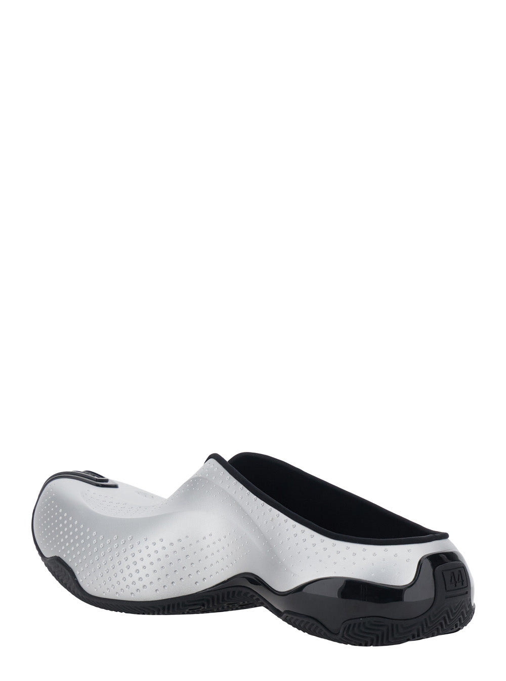 Balenciaga Men Grey Mules With Logo On The Side And Number On The Front And Back In Tech Fabric Man BALENCIAGA