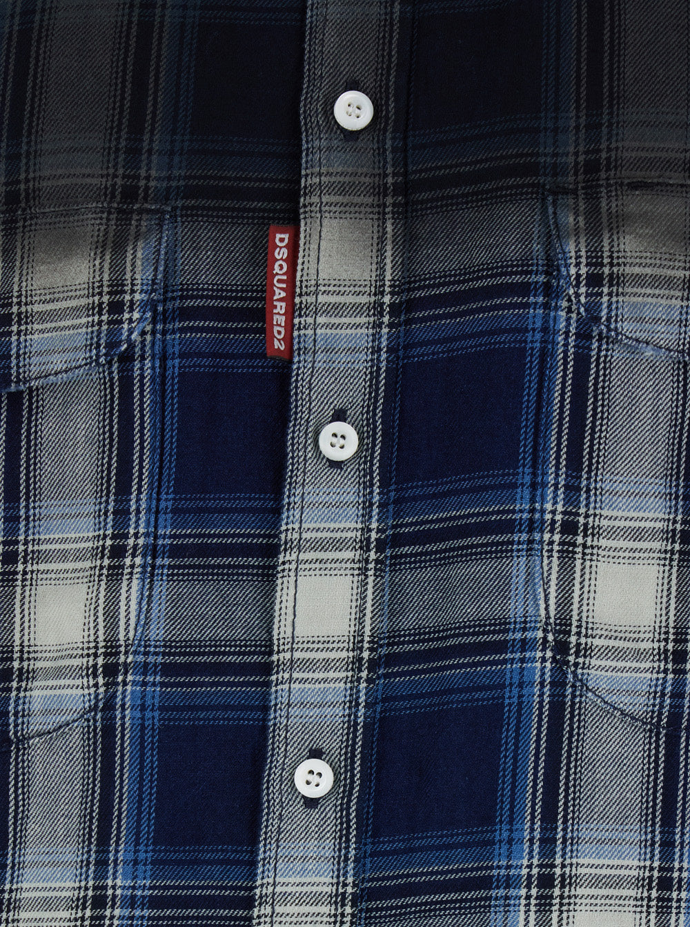 Dsquared2 Men Shirt 'S74dm0993d35206001f' Multicolor With Faded Effect In Cotton Men DSQUARED2