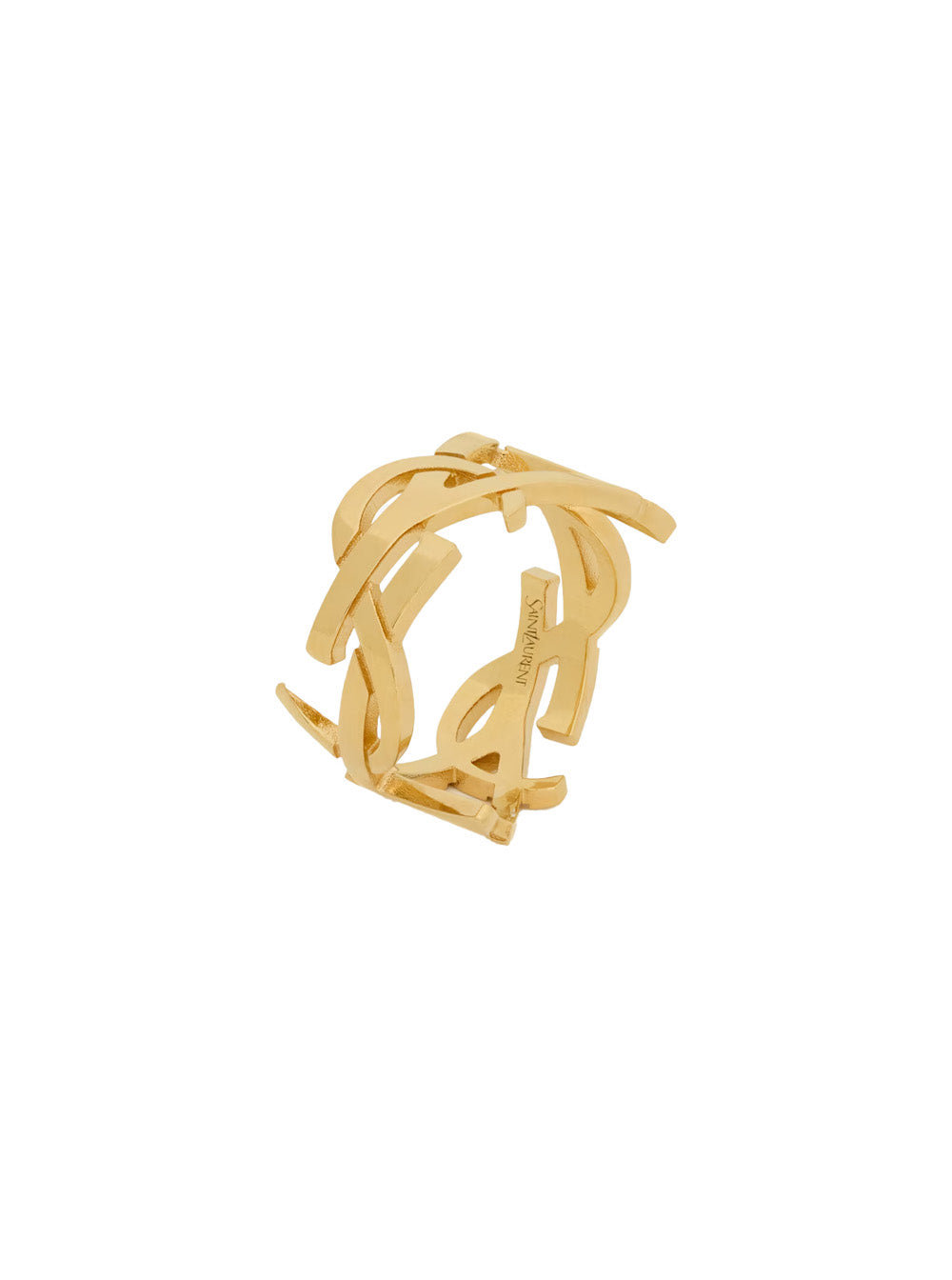 Saint Laurent Women Ring 'Cassandre' With Gold-Plated Details For Women SAINT LAURENT