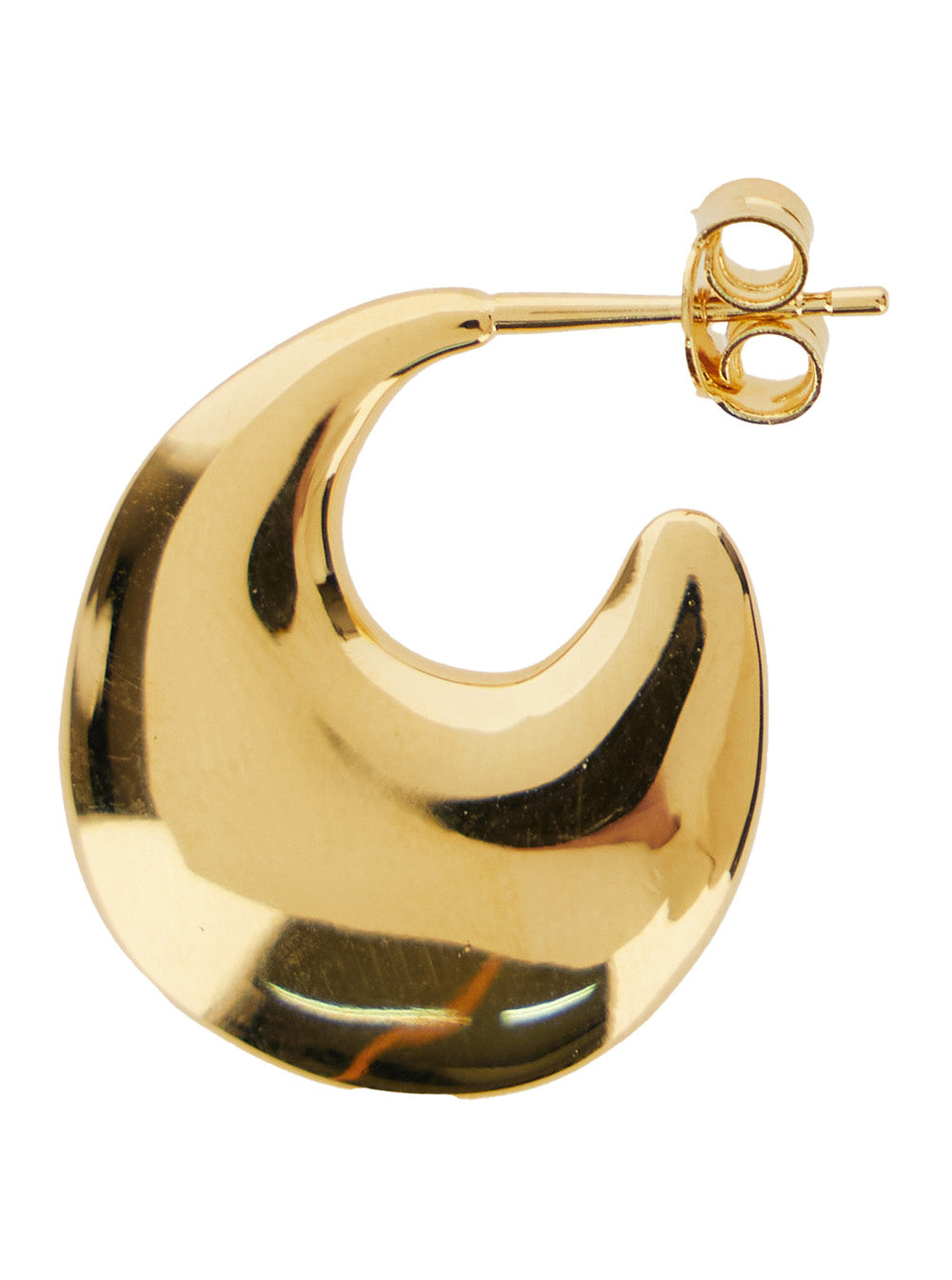 Saint Laurent Women Bo Creole Plate Pm Brass Metal/Dore SAINT LAURENT