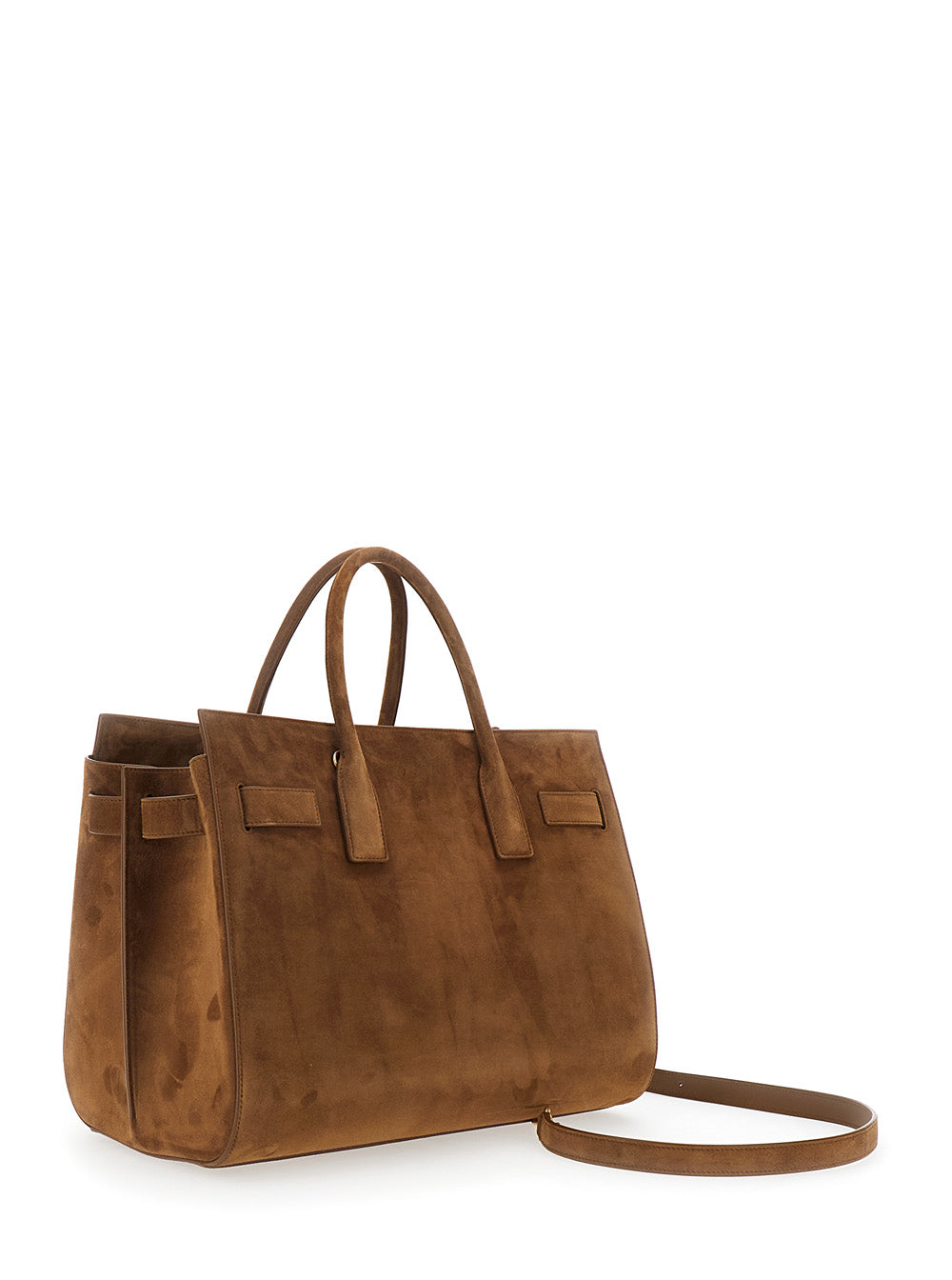 Saint Laurent Women Ysl Bo Sdj L Suede Satin Calf SAINT LAURENT