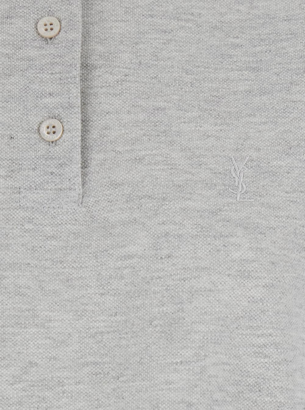 Saint Laurent Women Polo Oversized Pique Coton Polyester SAINT LAURENT