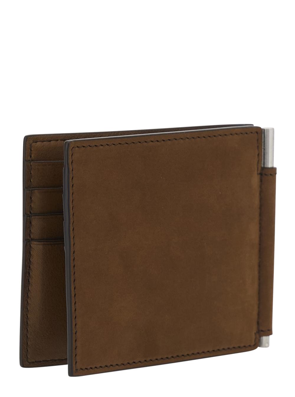 Tom Ford Men Natural Nubuck T Line Money Clip Wallet TOM FORD