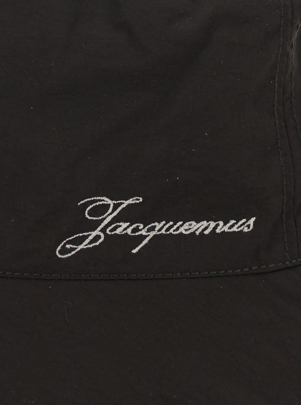 Jacquemus Men 'Le Bob Baluchon' Brown Hat With Logo Lettering In Tech Fabric Man JACQUEMUS