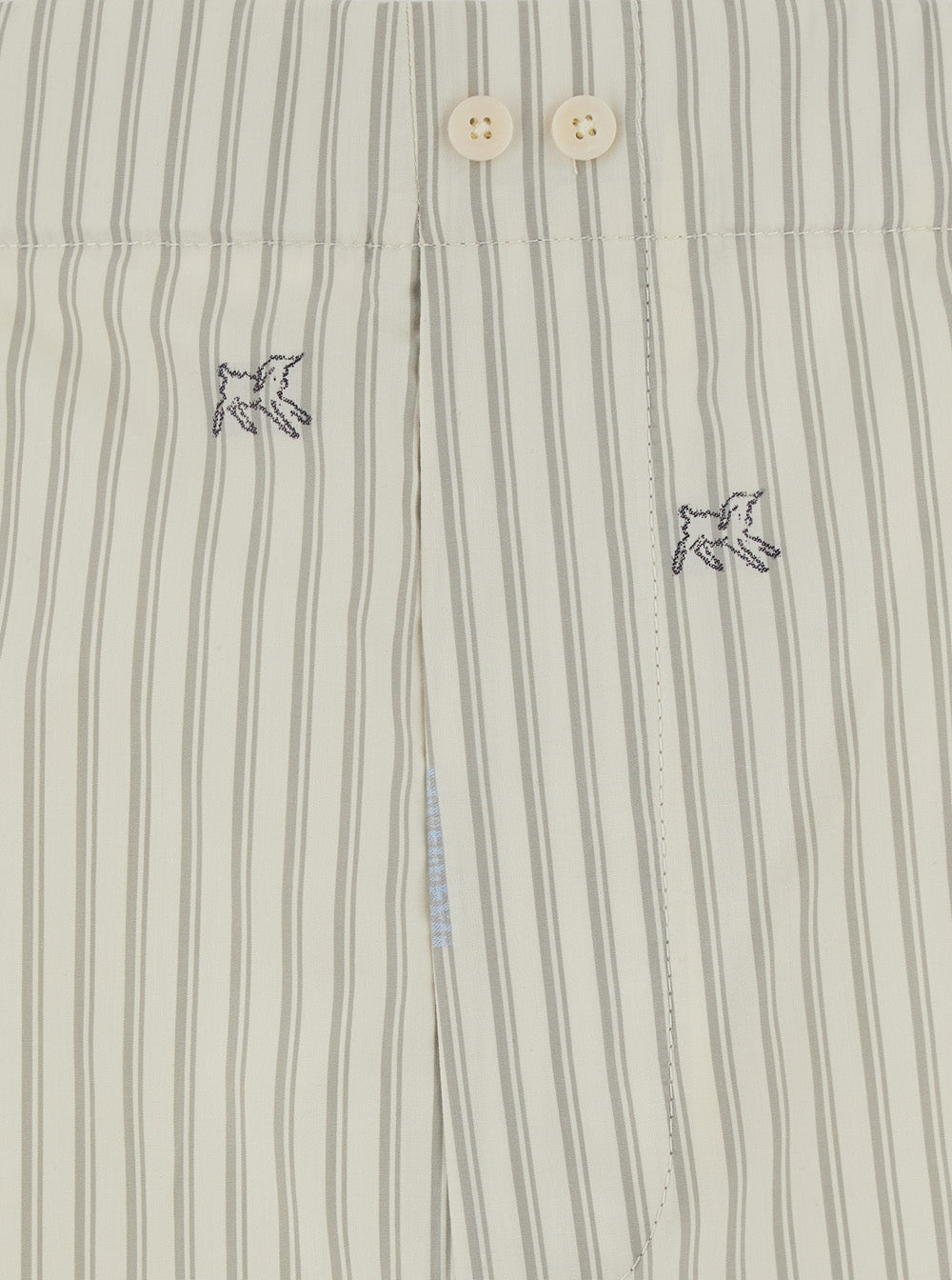 Jacquemus Men Beige Pants With Elasticated Waist And Striped Design In Cotton Man JACQUEMUS