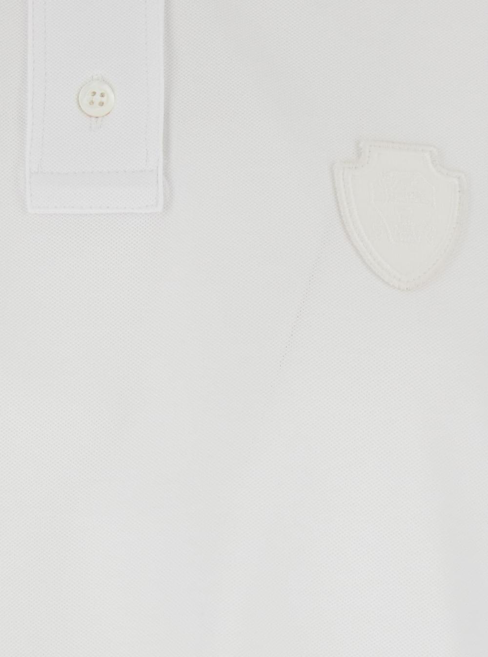 Brunello Cucinelli Women Brunello Cucinelli Women White Polo With Front Logo Patch In Cotton For Women BRUNELLO CUCINELLI