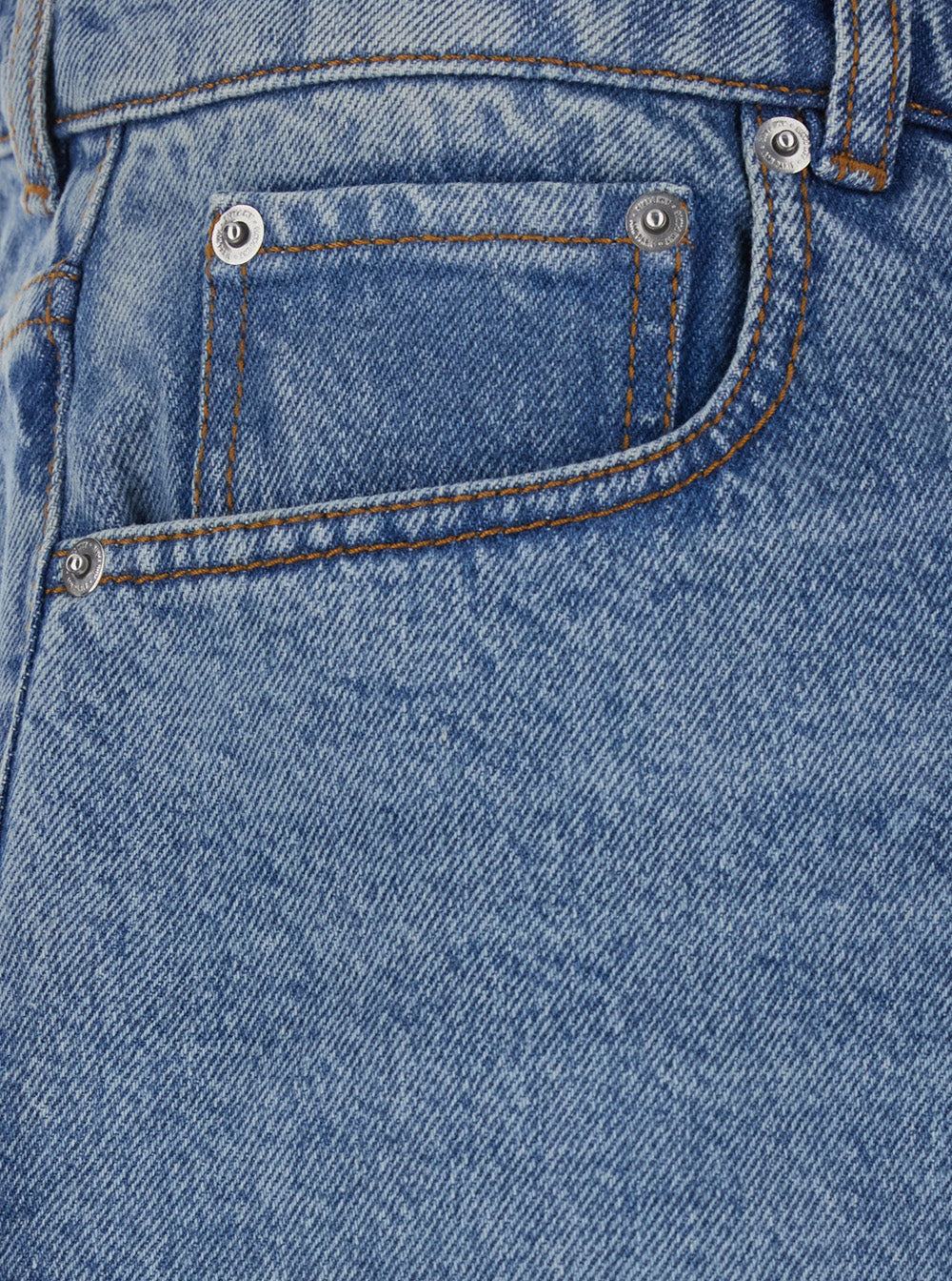 Ami Paris Men Light Blue High-Waisted Bermuda Shorts With Side Pockets In Denim For Men AMI PARIS