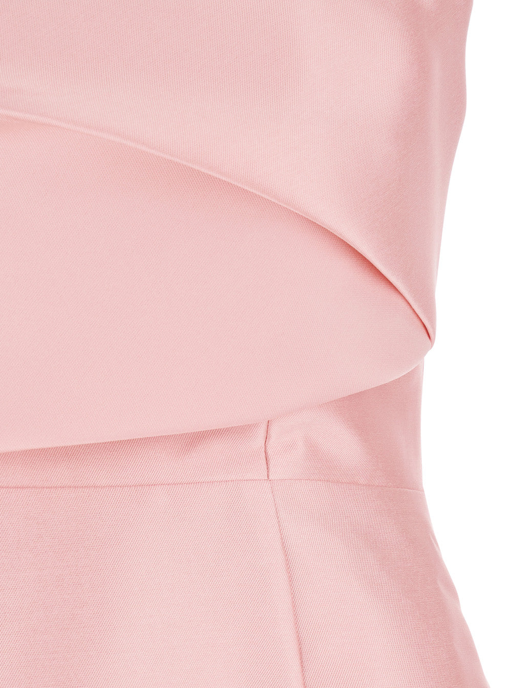 Solace London Women Kiki Midaxi Dress Pink Long Dress With V-Neck And Pleated Details In Polyester Women SOLACE LONDON