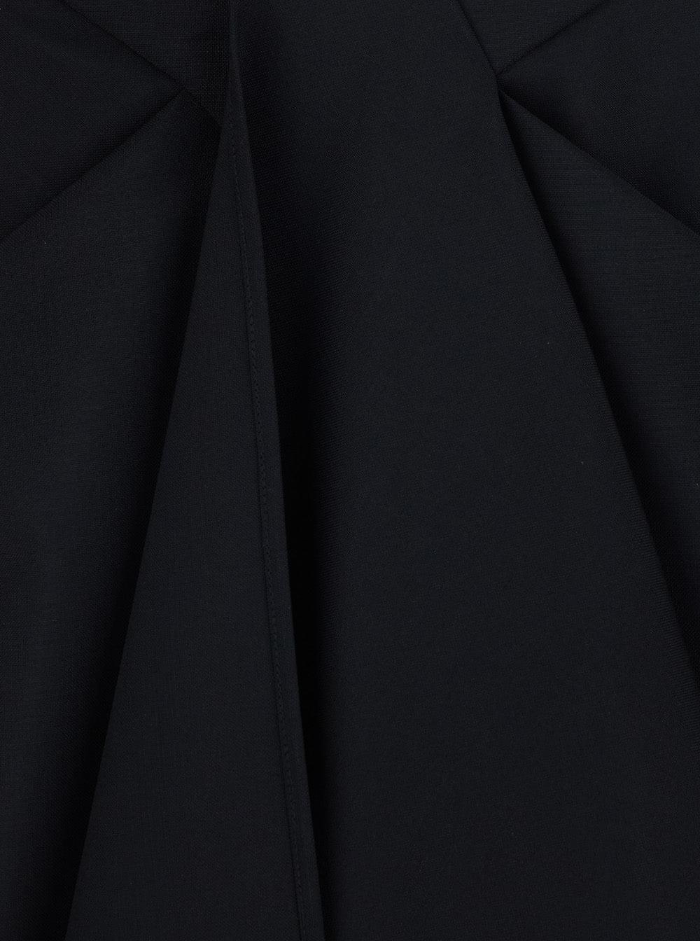 Givenchy Women Black Pencil Skirt With Wrap Design In Black Fabric For Women GIVENCHY