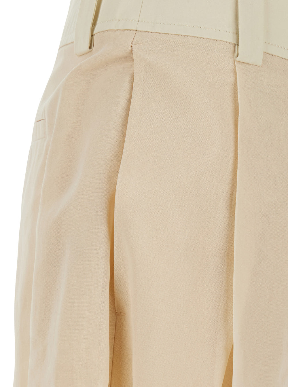 Sportmax Women Spsferito Pants With Elegant Design In White Cotton For Women SPORTMAX