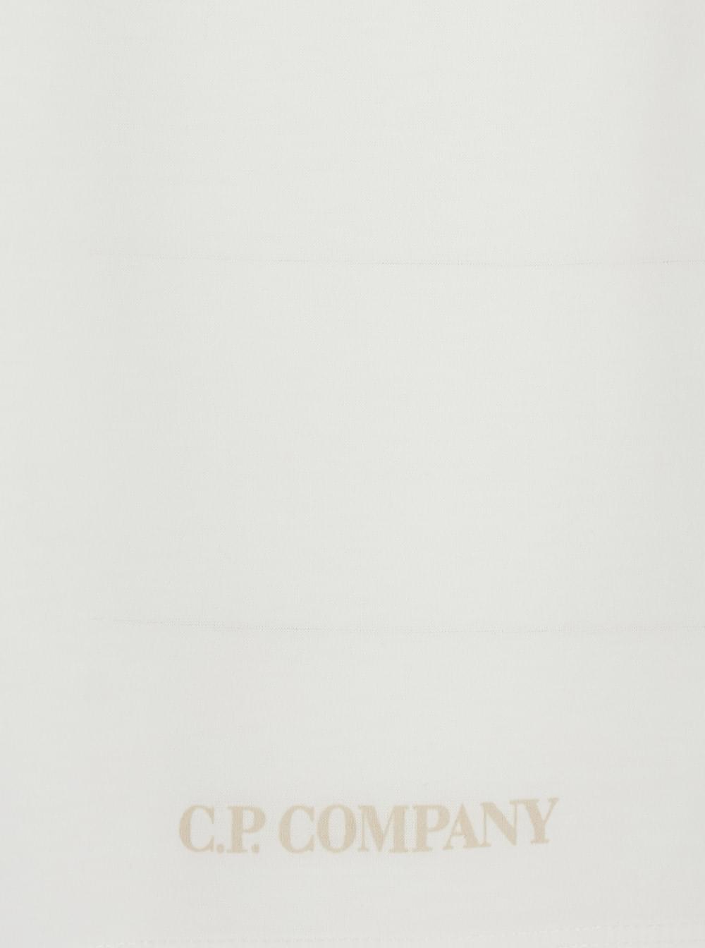 C.P. Company Men T-Shirt '0 Gravity' White With Round Neck And Short Sleeves In Cotton Men C.P. COMPANY